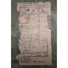 1970年6月29日广州铁路局火车票代用票（毛主席语录）(se78699273)_7788收藏__收藏热线