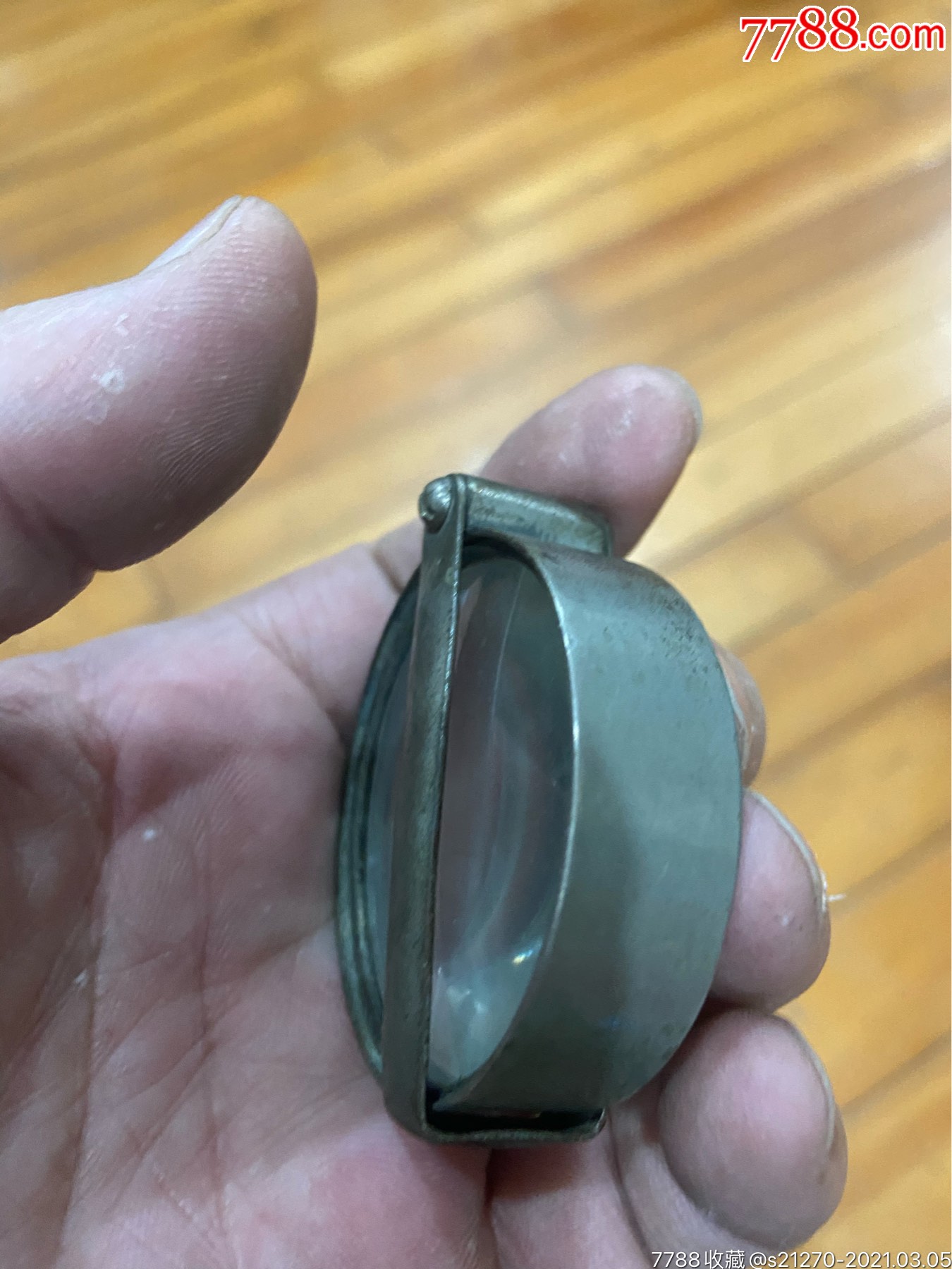 民国铜框放大镜