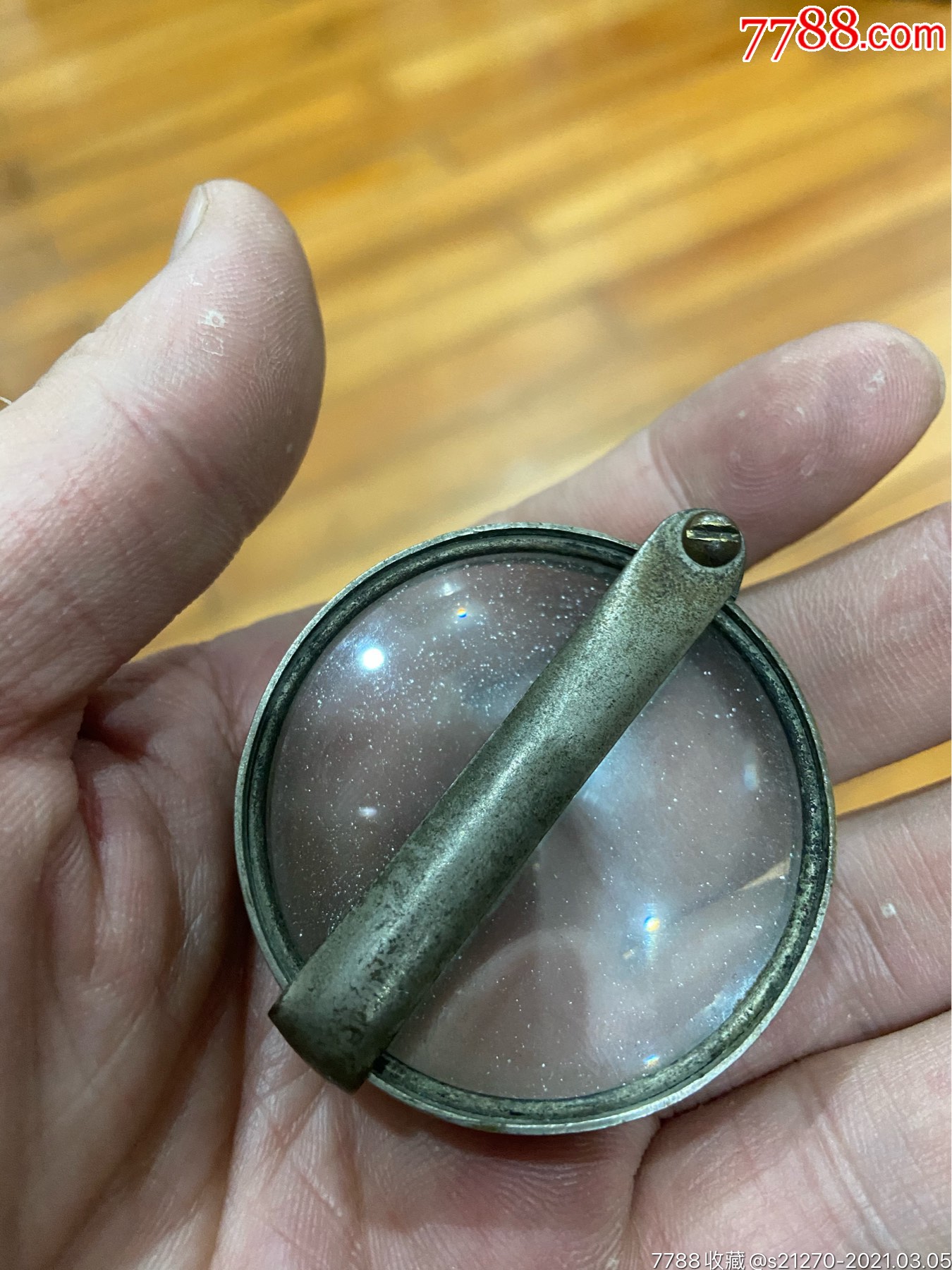 民国铜框放大镜