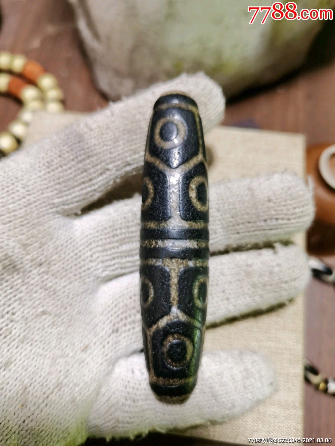 十二眼长寿天珠