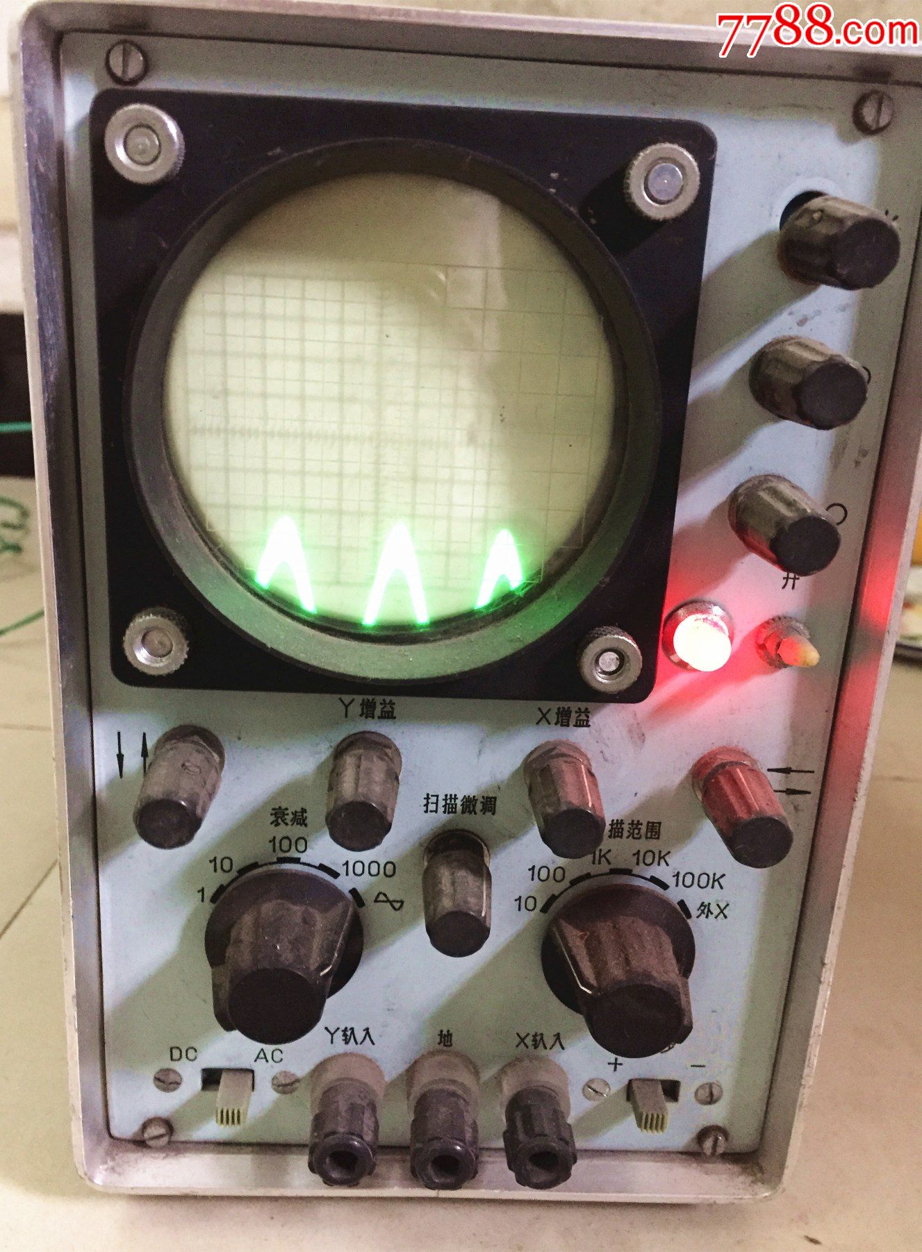 电子管示波器——1983年杭州九二无线电厂j2459示波器