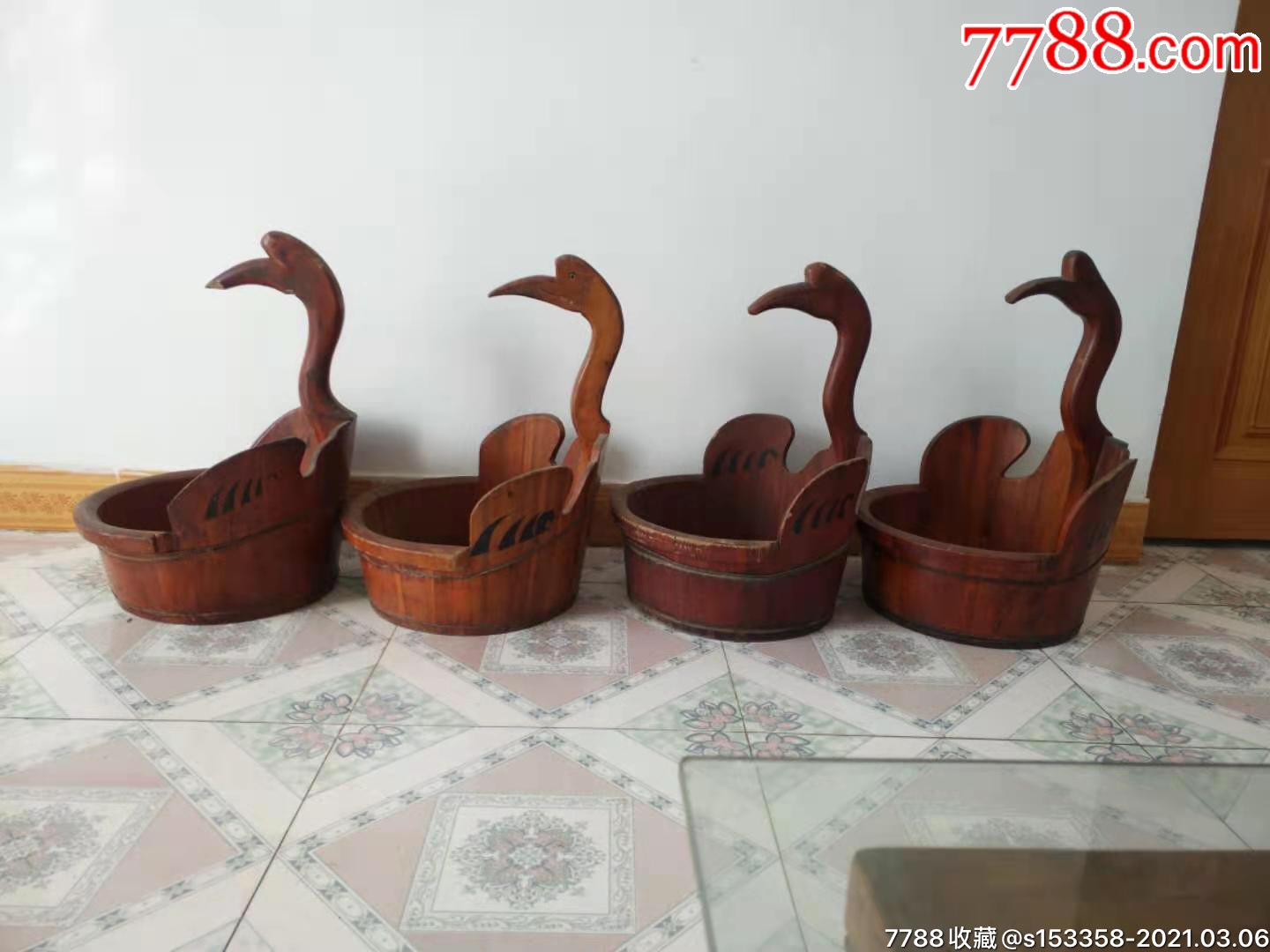 柏木鹅头样洗脚盆