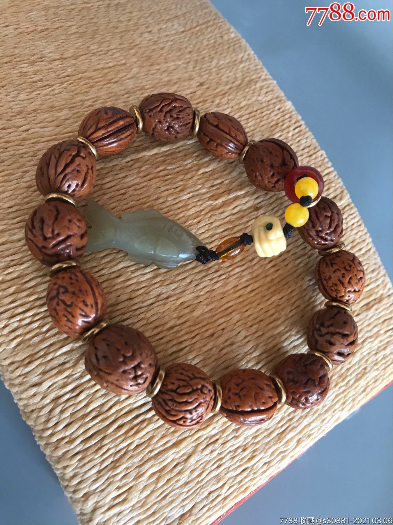 80年代野核桃手串