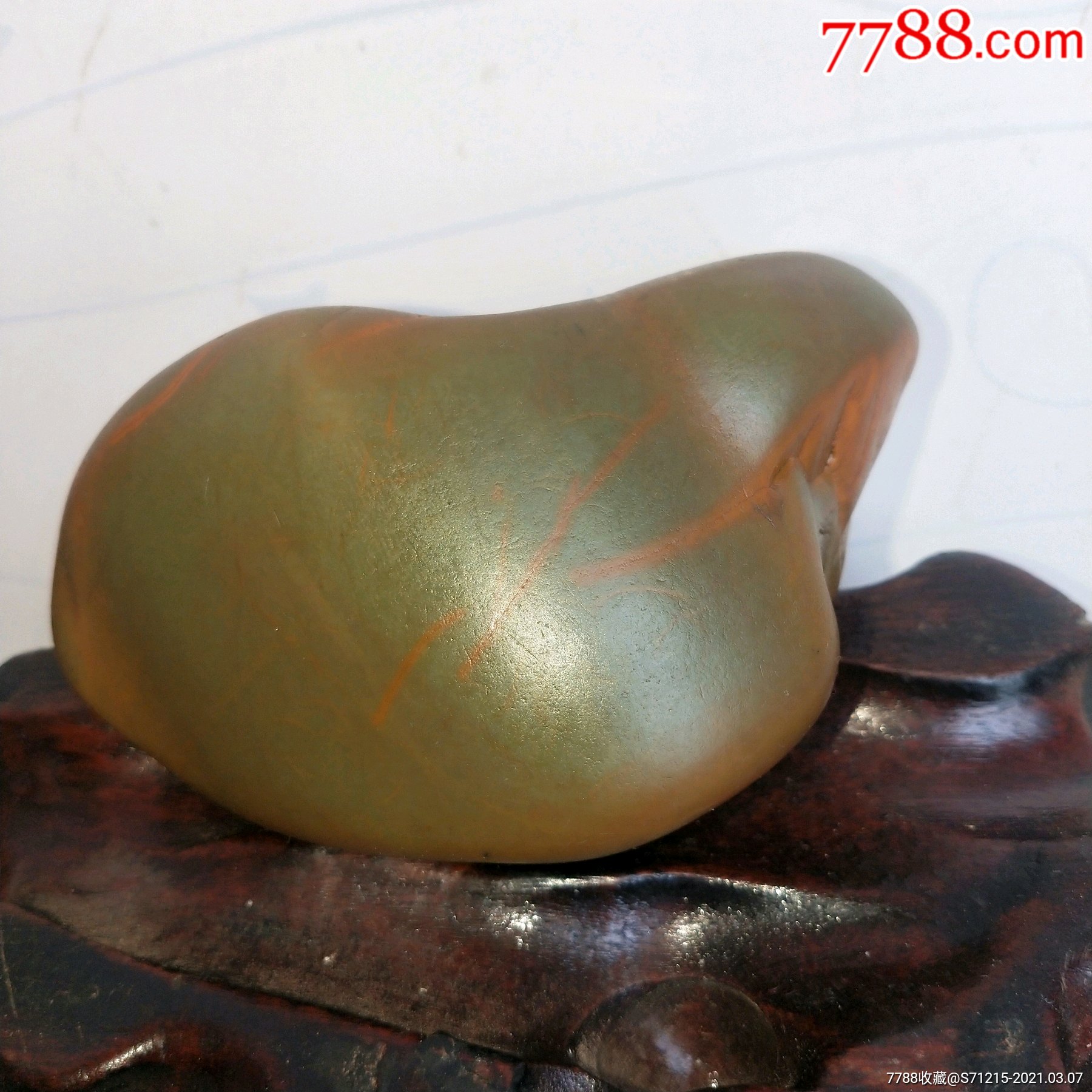 天然水冲原石手玩石雕刻料赣南彩石赣州王母彩小籽