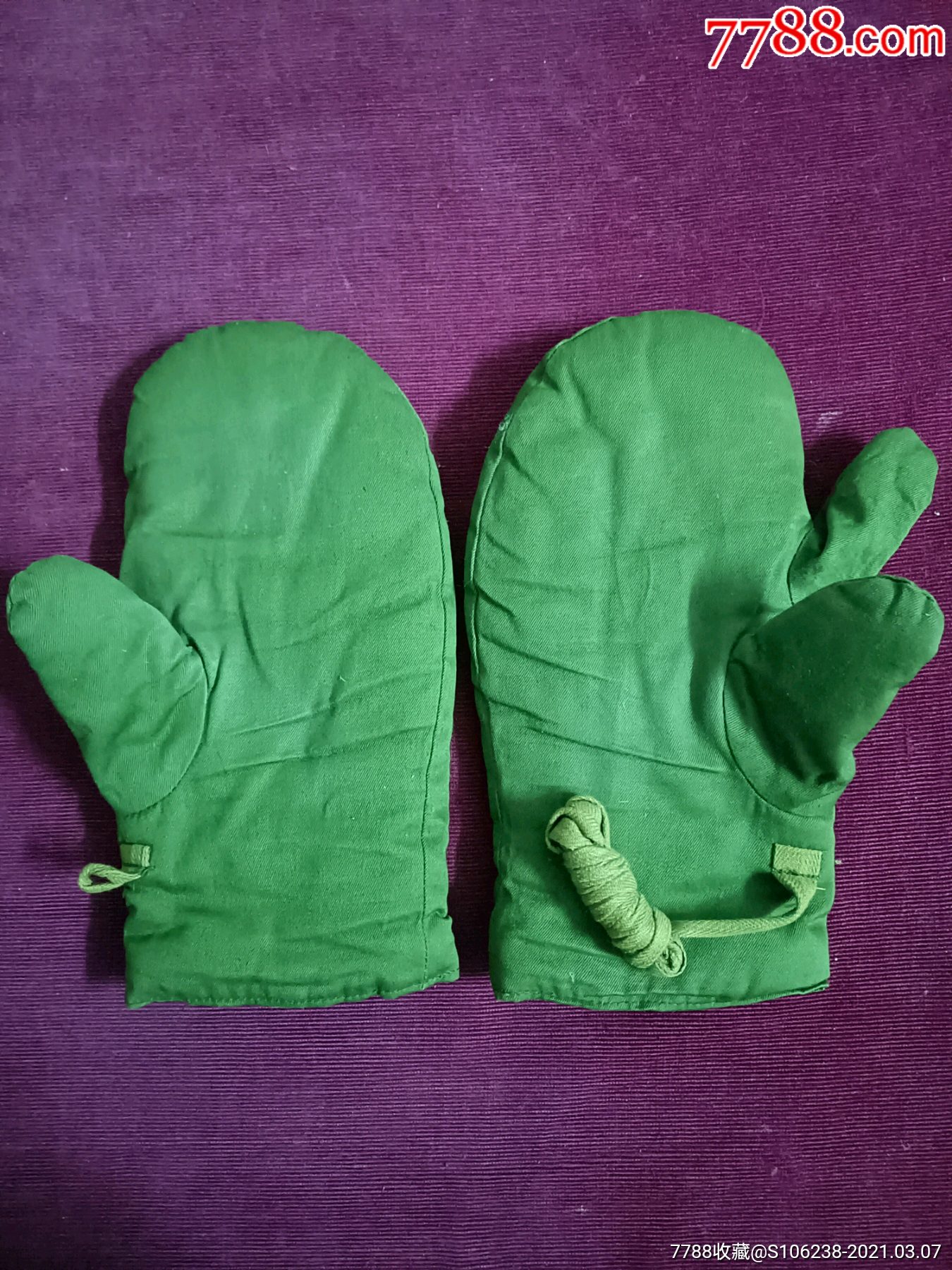 文革65式军棉手套1双