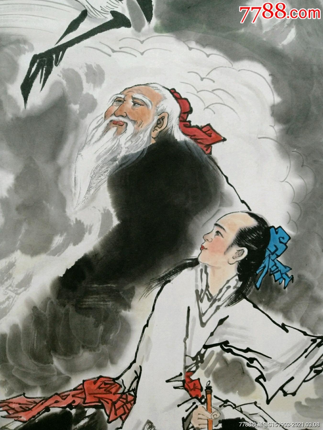 严金火画神笔马良100 50cm