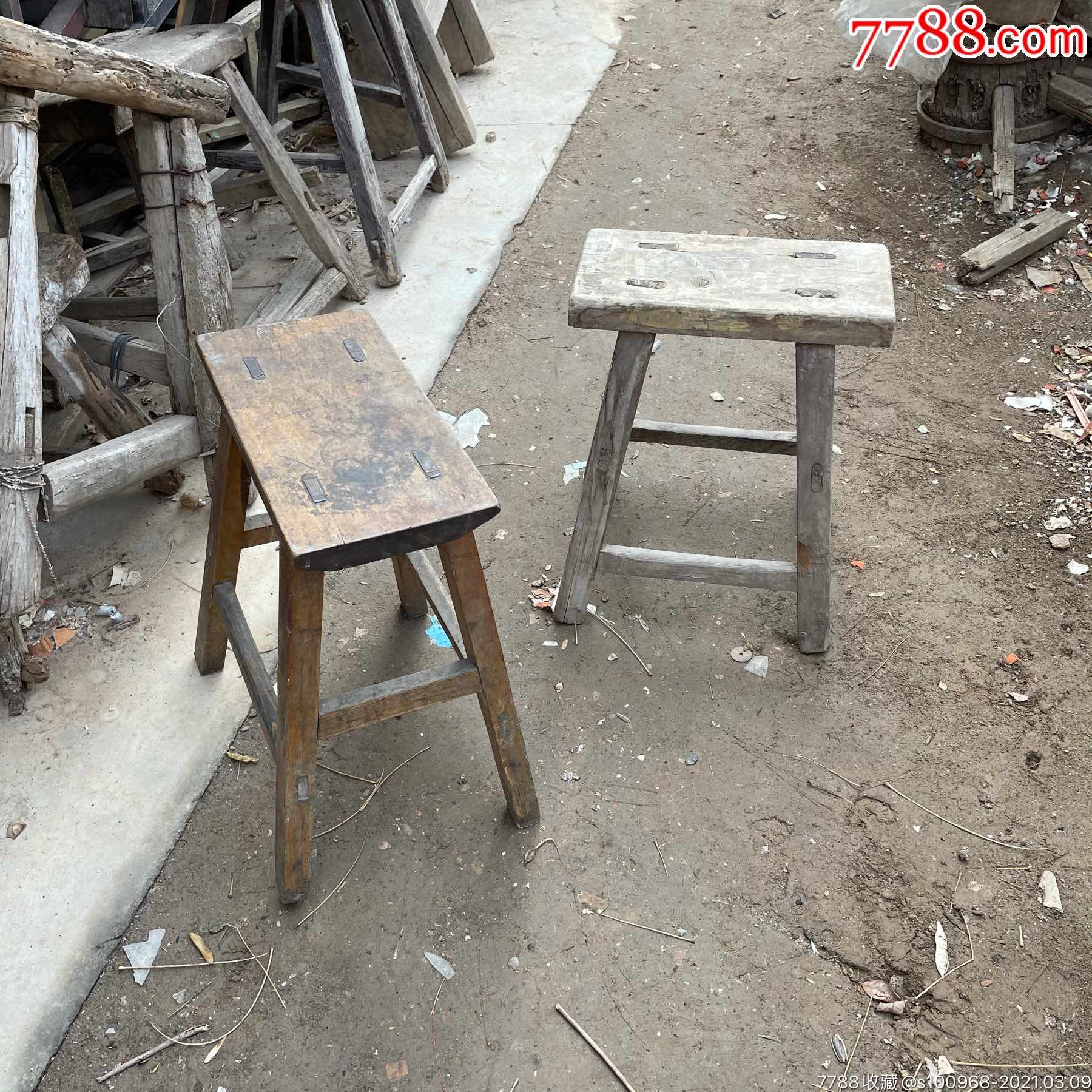 老民俗老物件学生板凳