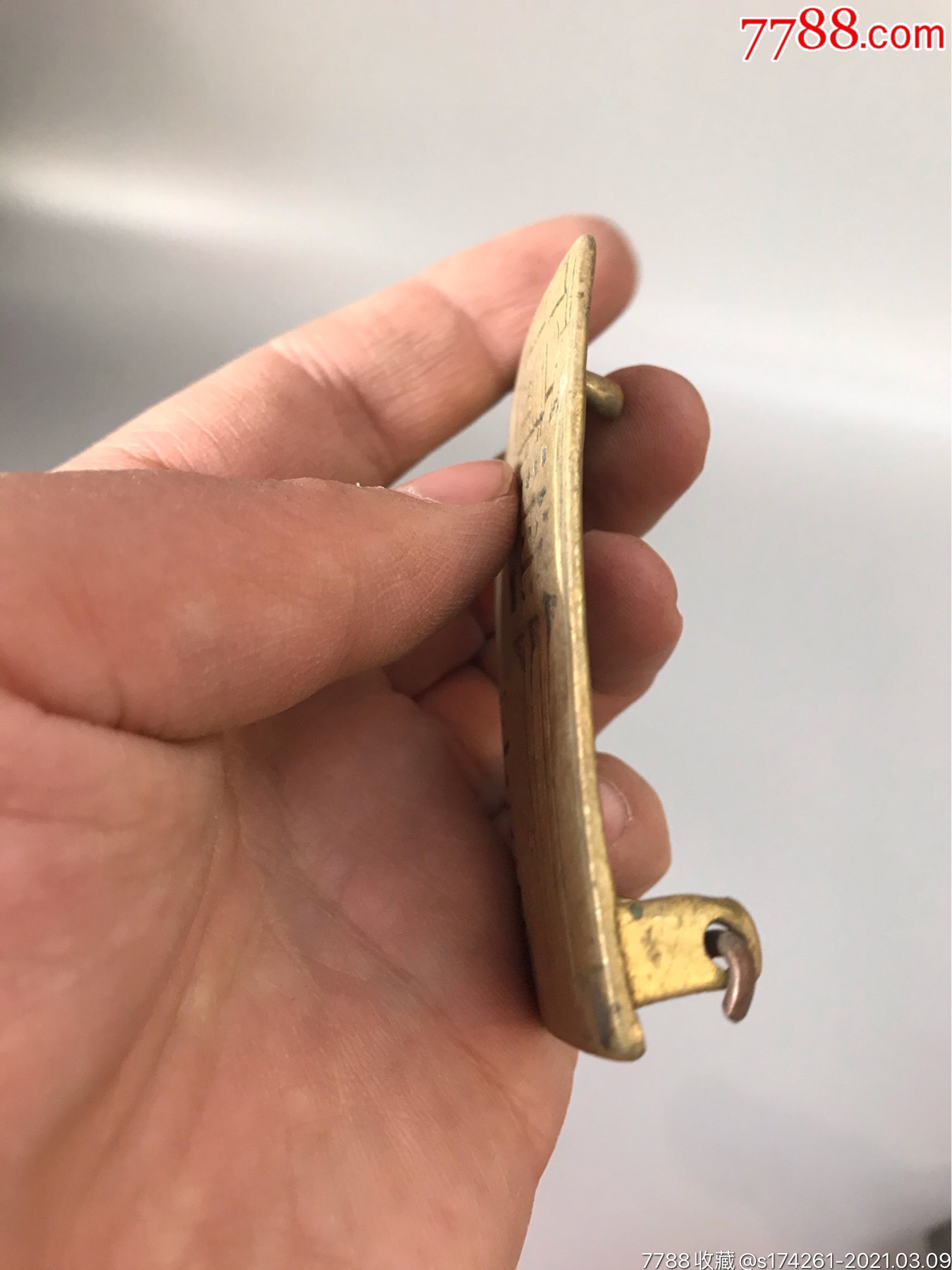 民国中学腰带扣_皮带扣/腰饰_第2张_7788玉器收藏