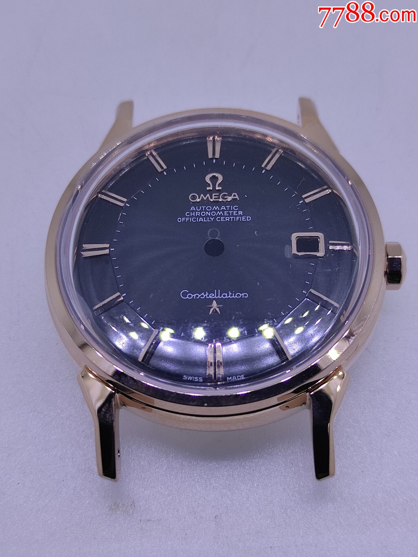 欧米茄表壳:包老货(装2836机芯)不锈钢玫瑰金_手表/腕表_图片欣赏