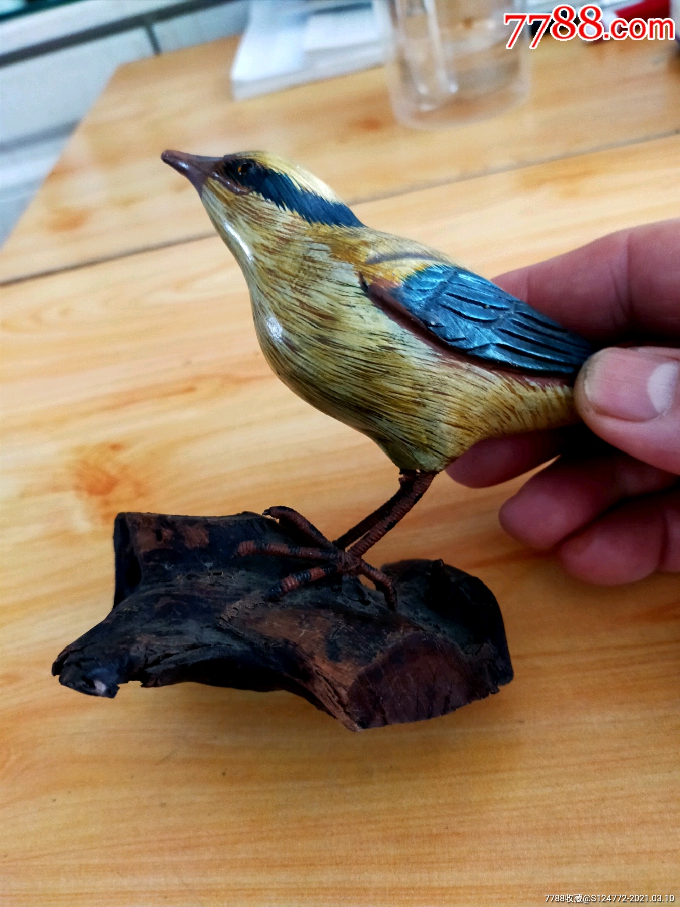 怎样雕刻木头小鸟图片
