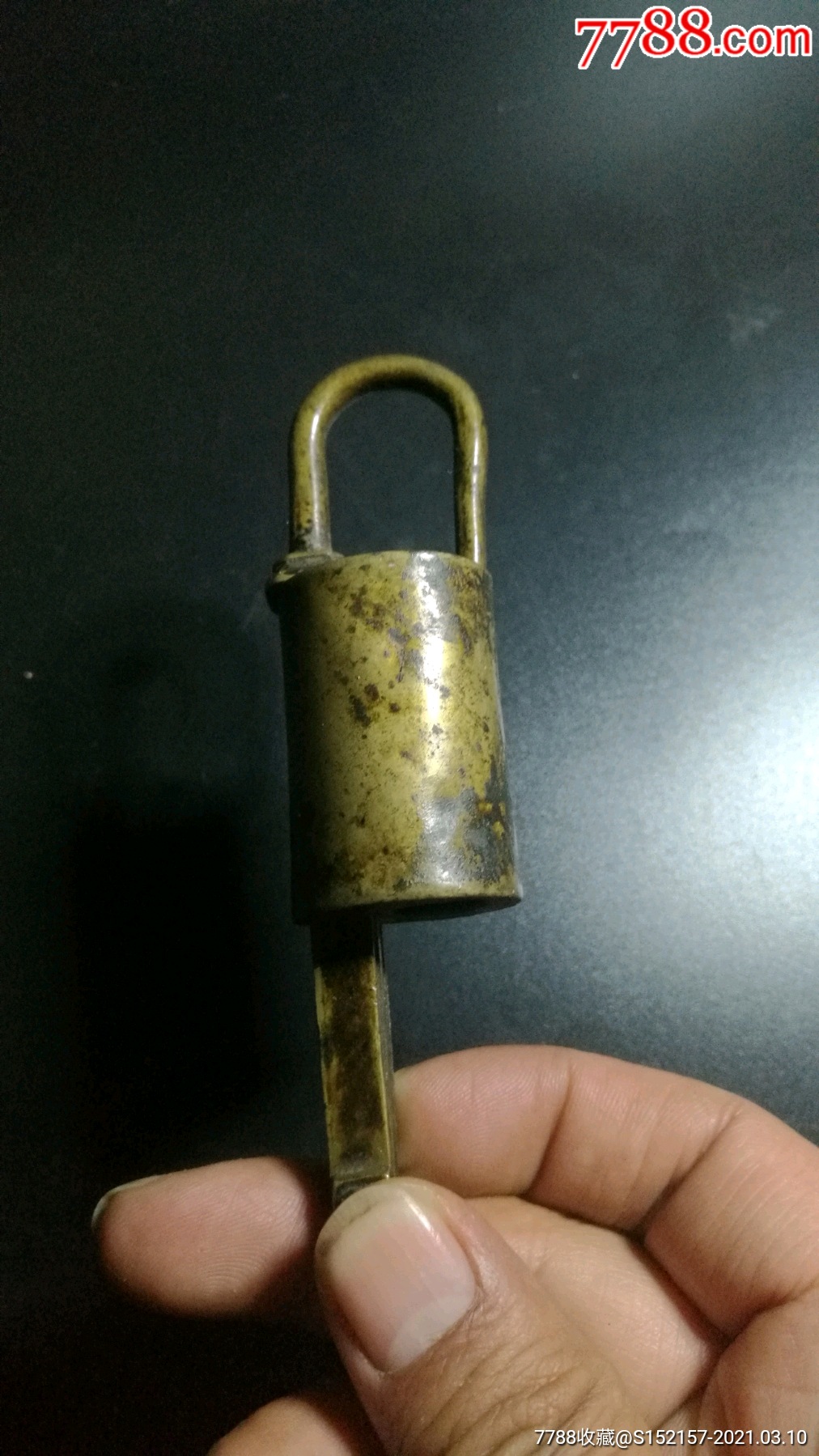 清代老铜锁