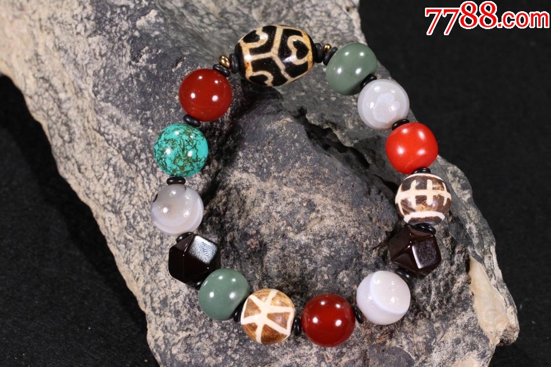 顶级藏传精品莲花达洛多宝手串-其他手串/佛珠-7788烟酒茶牌