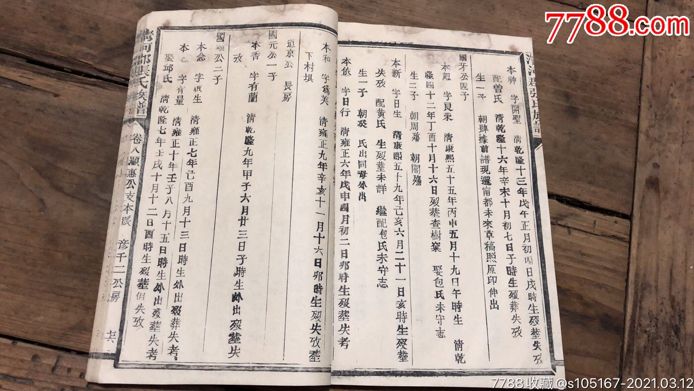 清河郡张氏族谱