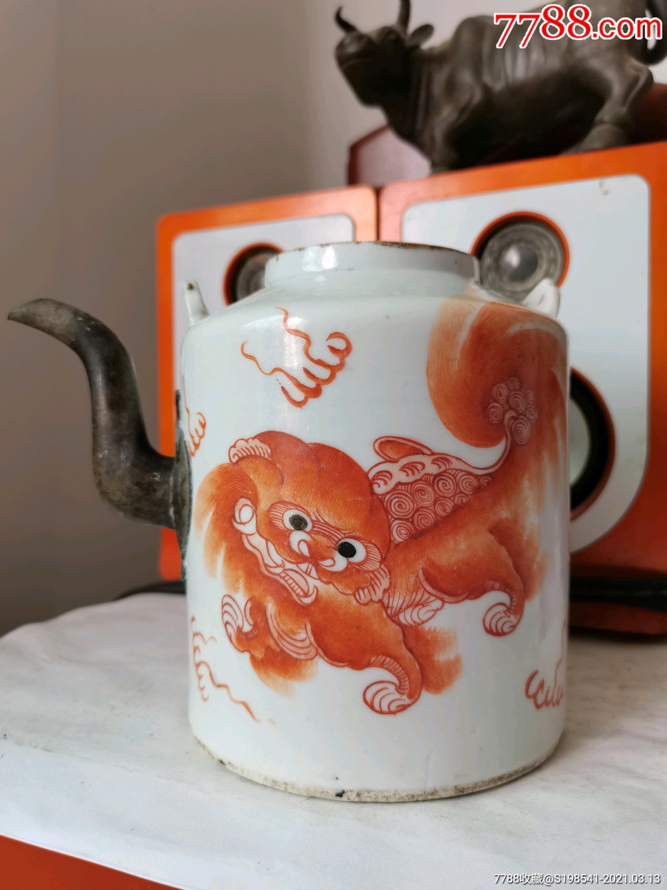 廖正兴黄狮子太狮少保壶