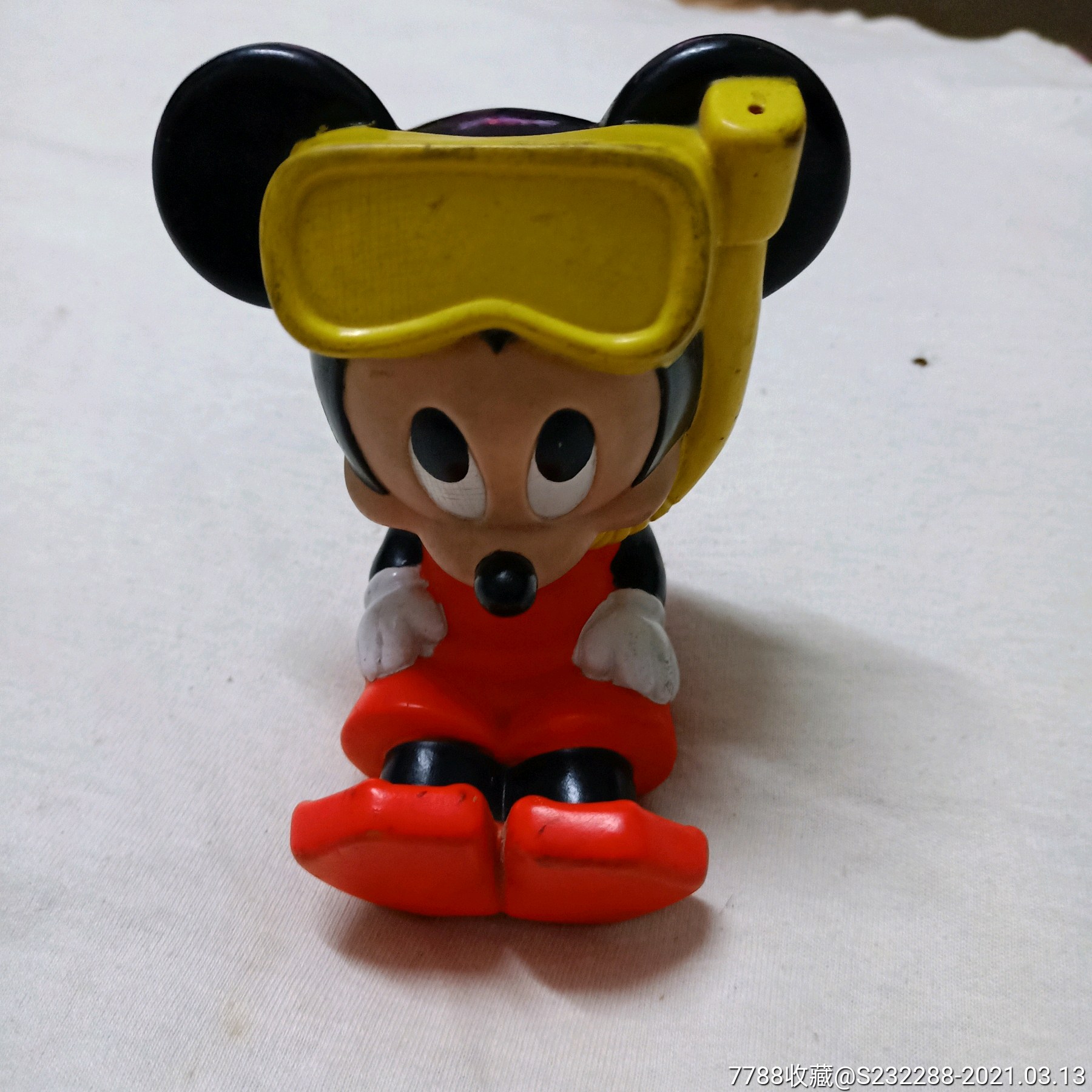 米老鼠胶皮玩具1991年收藏款