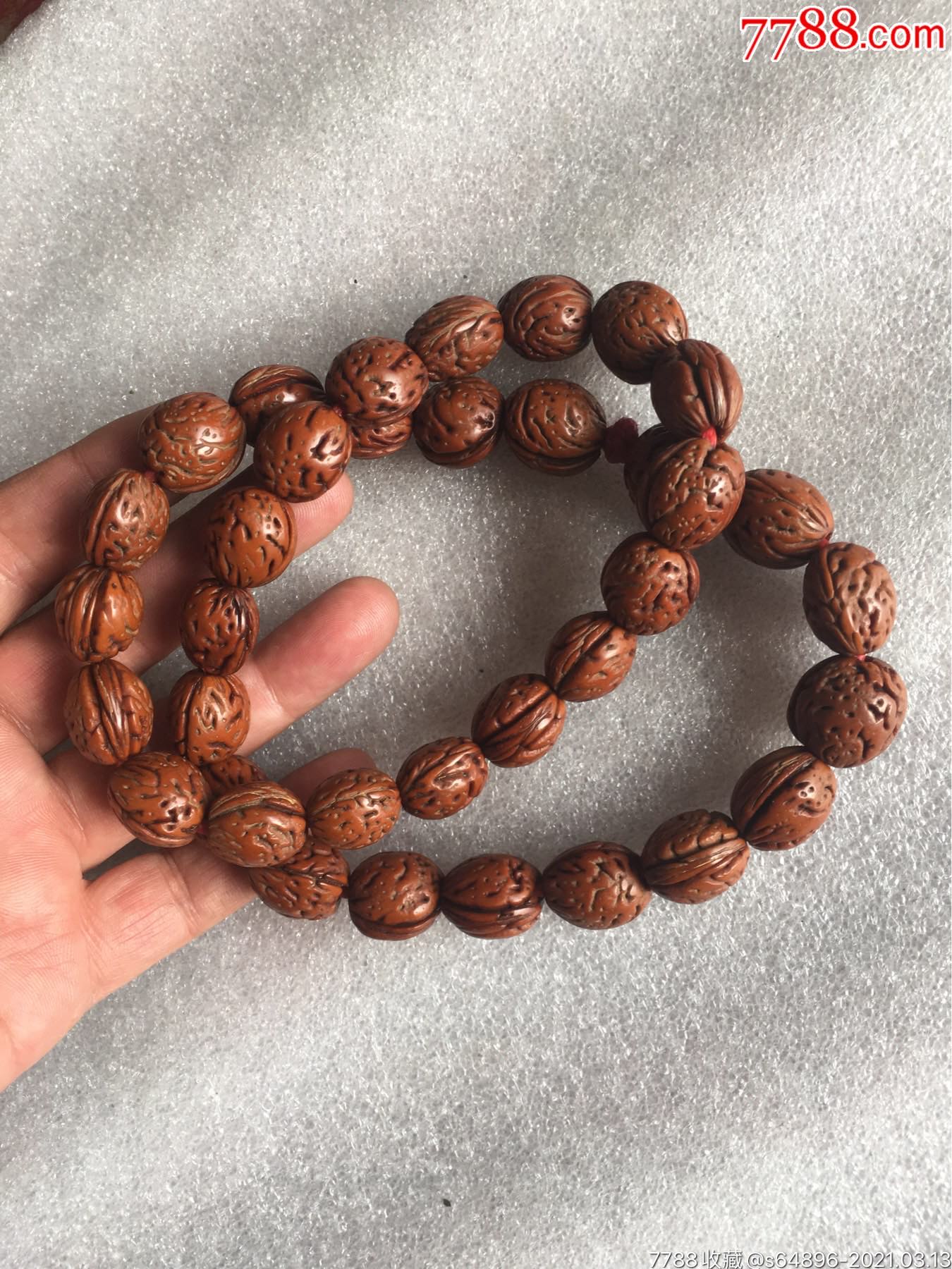 包浆不错的民国老山核桃核