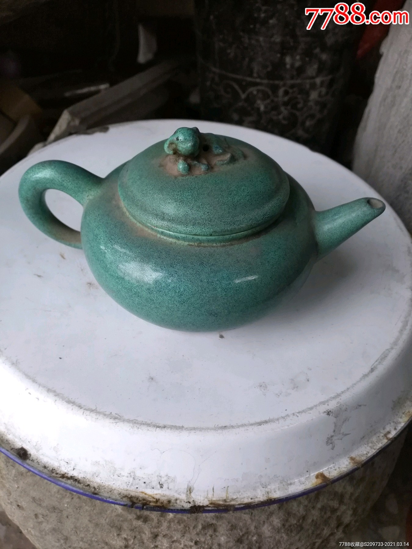 炉钧釉紫砂壶-价格:600元-se78882783-花釉/窑变瓷-零售-7788铜镜收藏