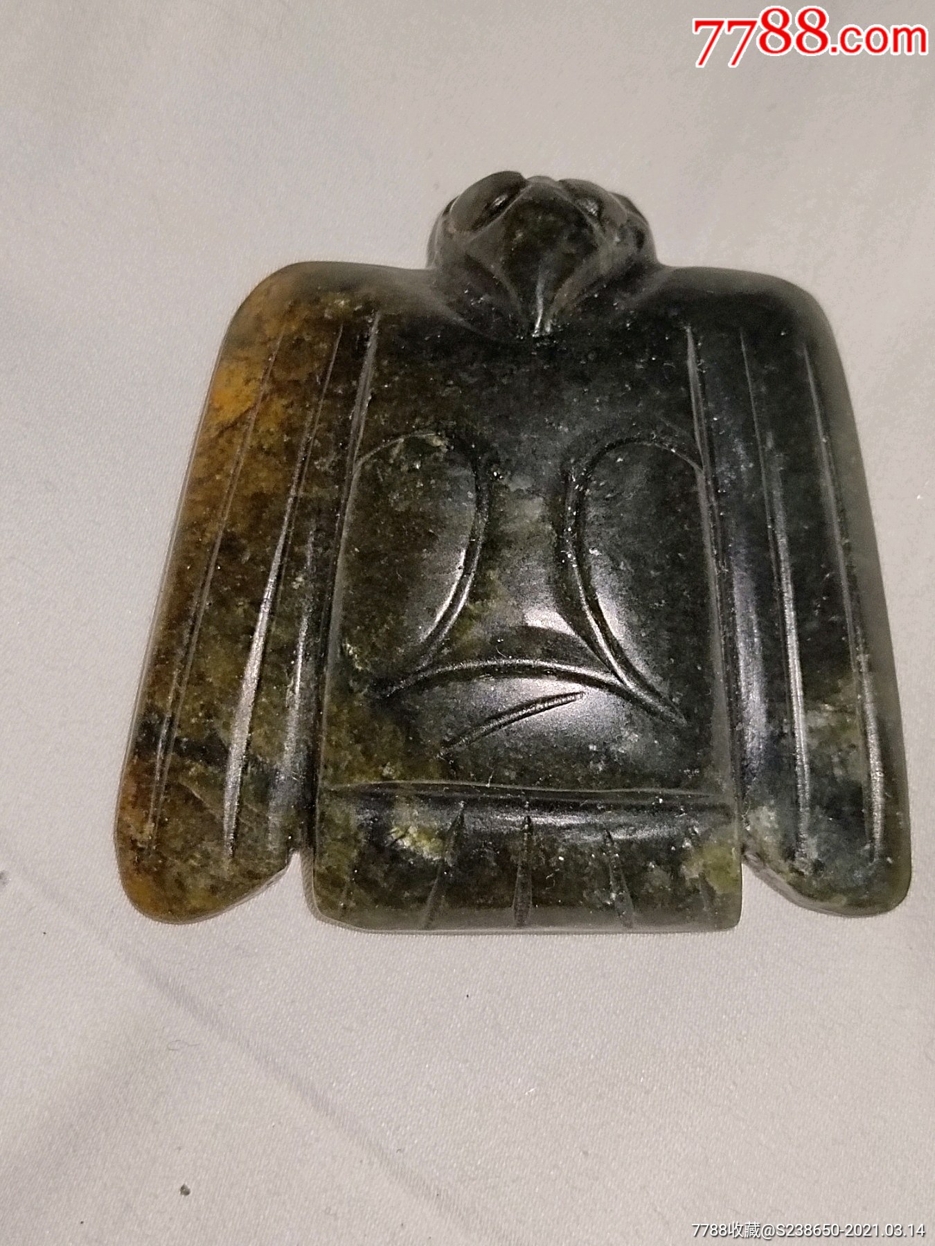 红山老玉枭,老玉,高古玉