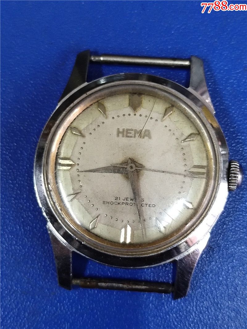 少见特殊盘瑞士黑马男机械表