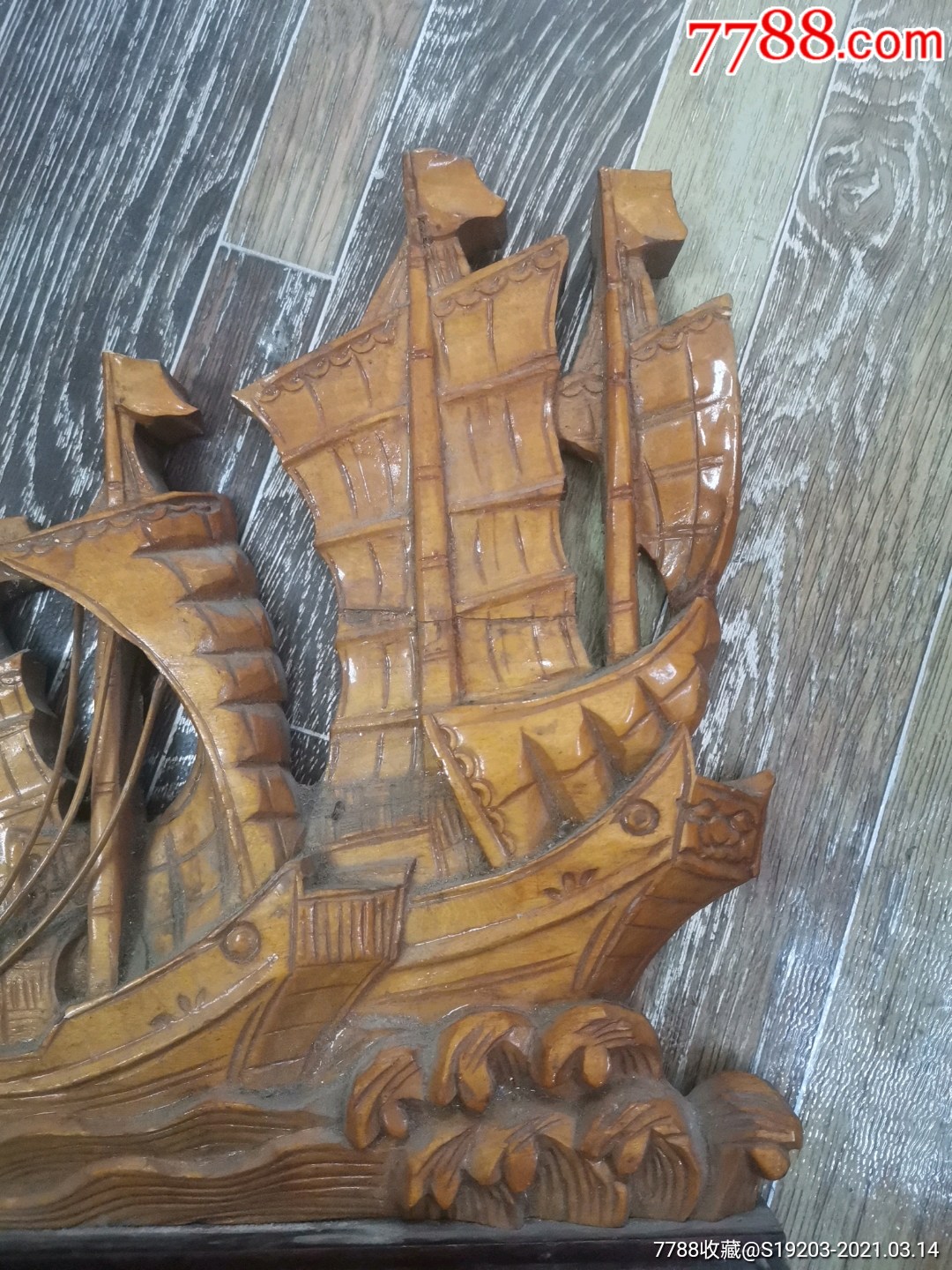 湖北木雕船图片