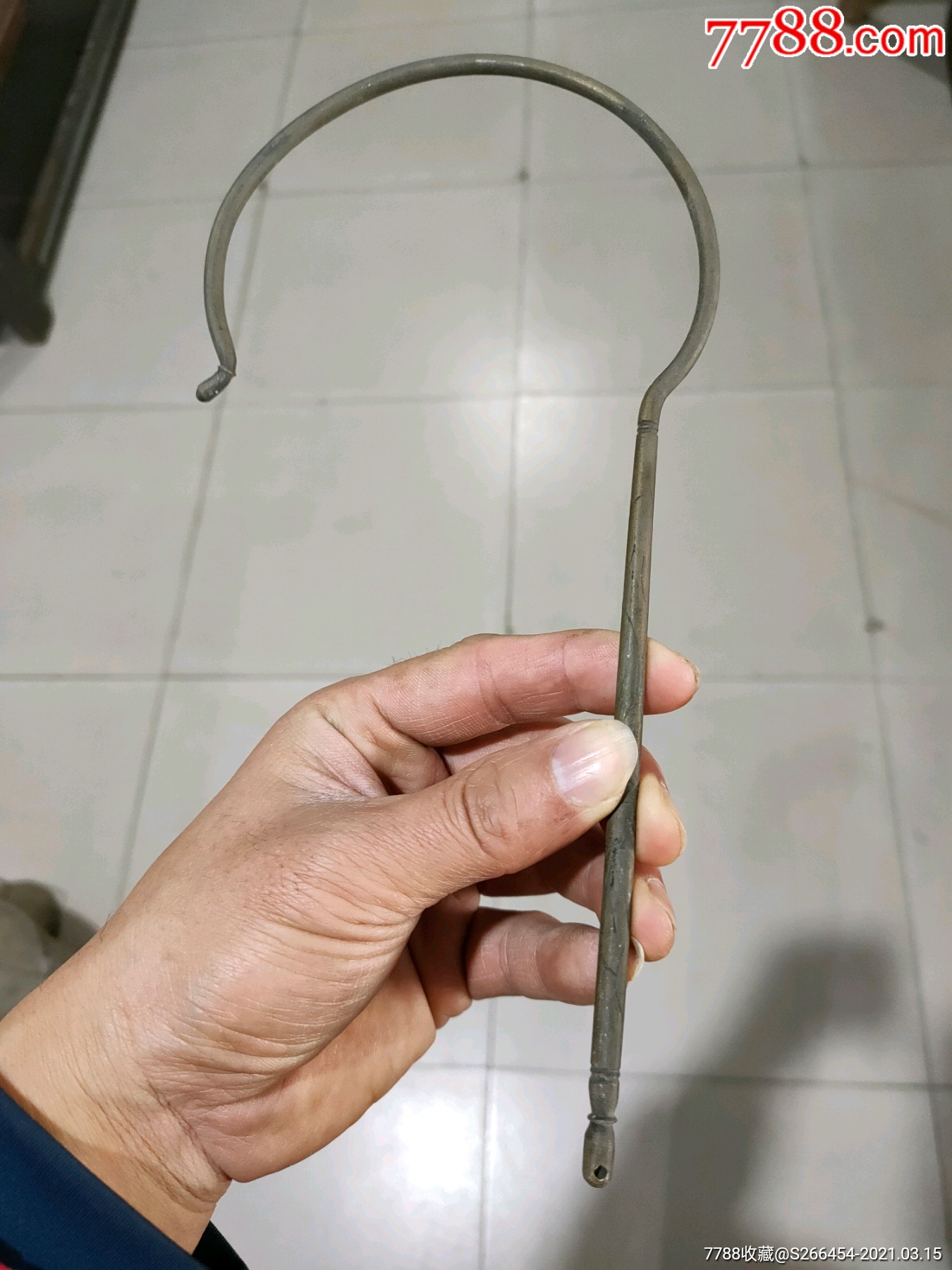 清代铜钩,门帘钩子