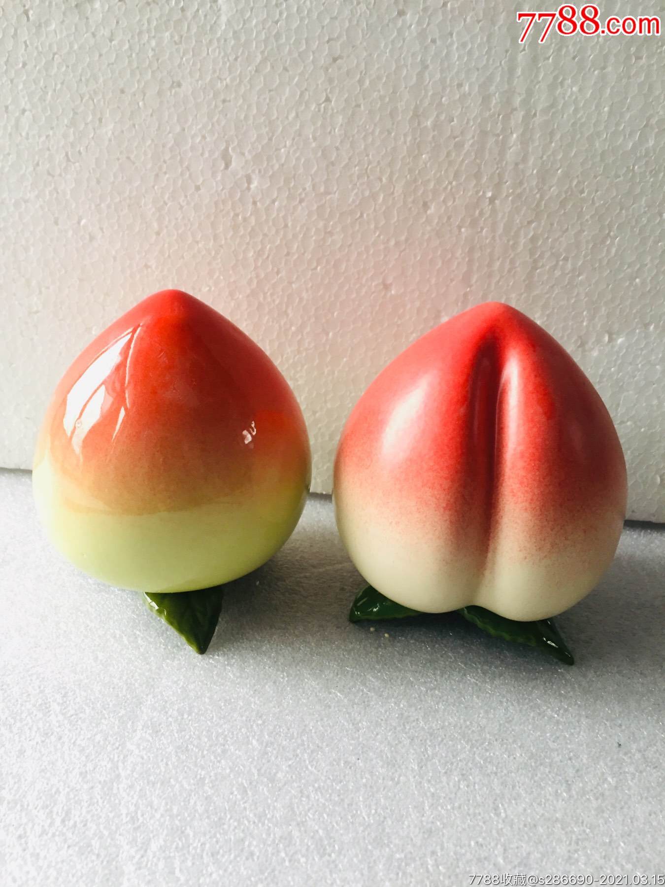 桃子?摆件_雕塑瓷/瓷雕_第1张_7788瓷器