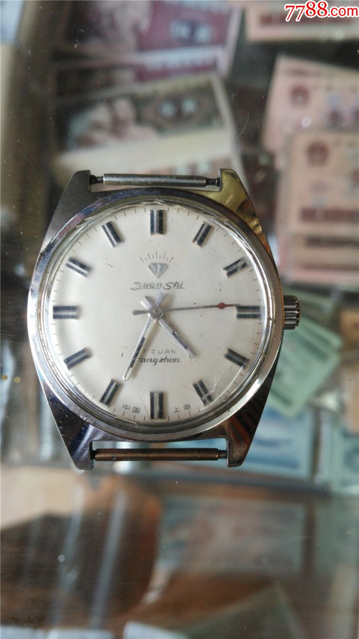 上海秒表厂钻石116男机械表_手表/腕表_配件图片_收藏价格_7788钟表