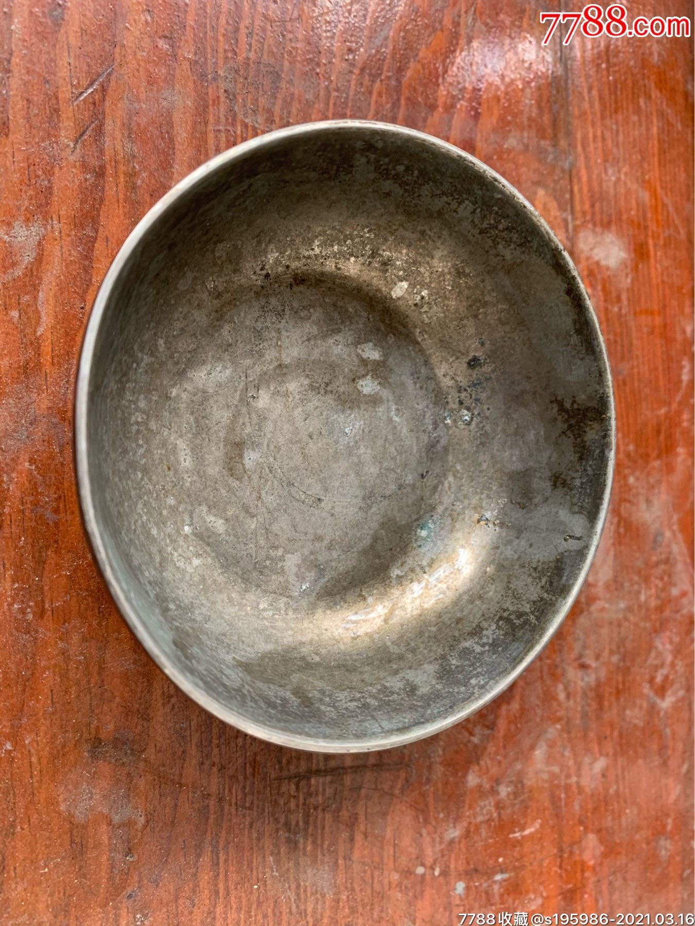 古代小银碗图片图片