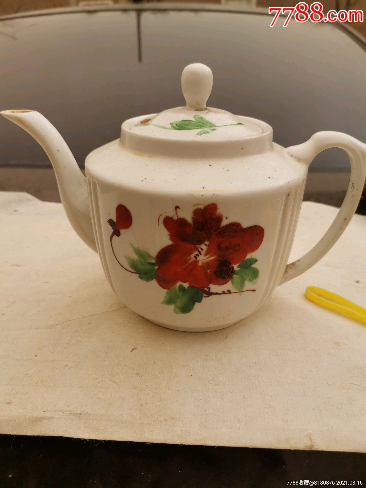 五六十年代花卉茶壶