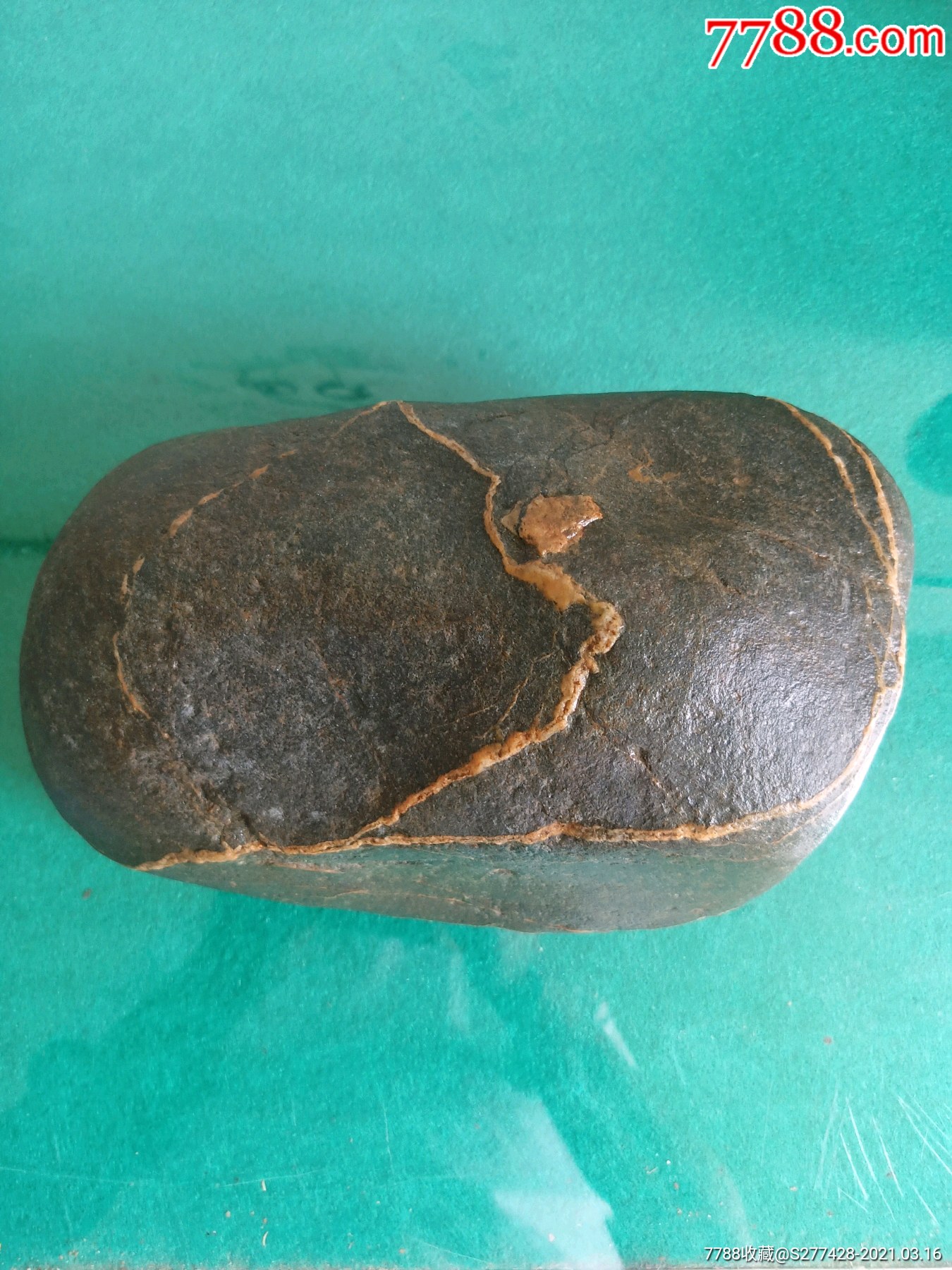 石闽江金纹石摆件_其他奇石/岩石_产地图片_收藏价值_7788奇石收藏