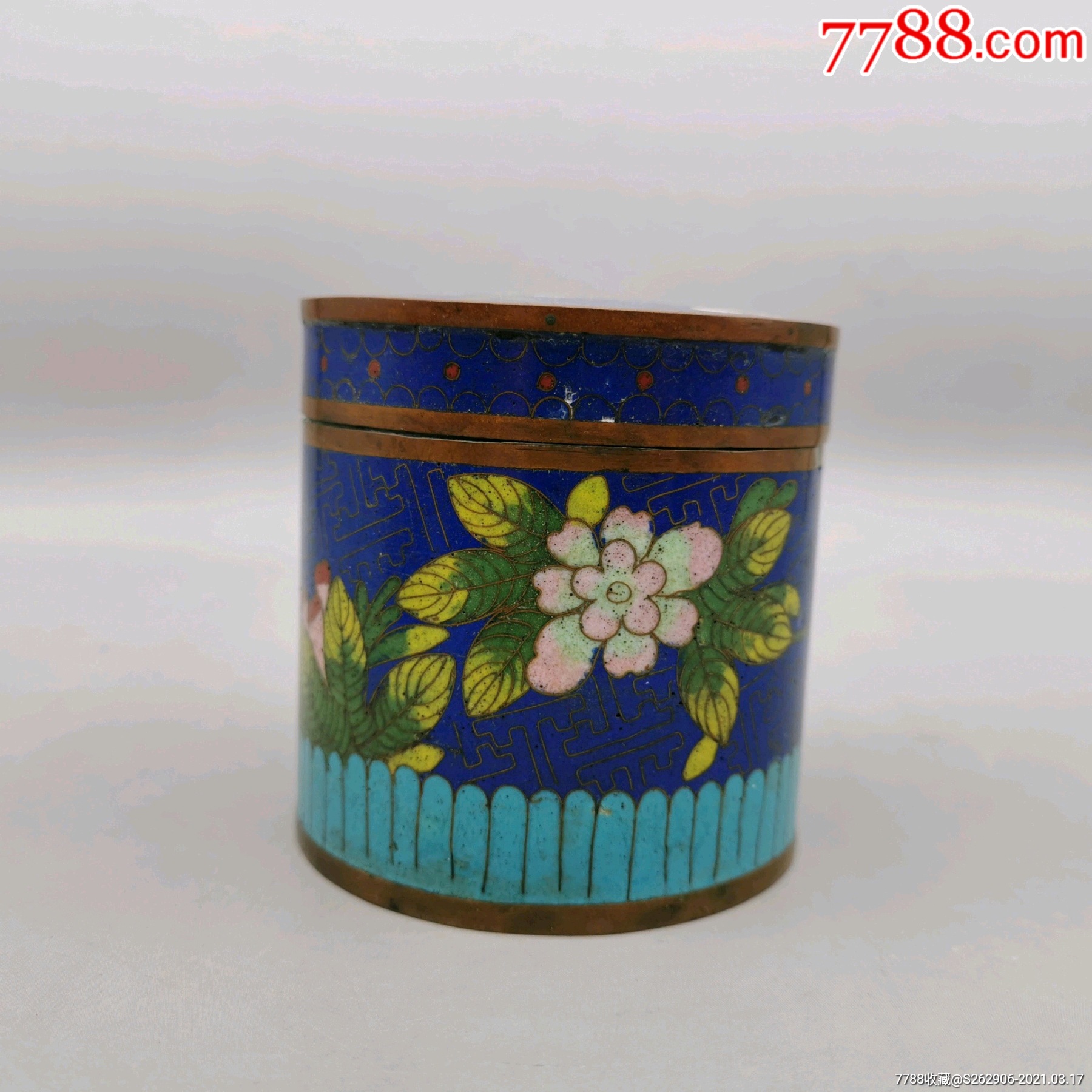 民国景泰蓝洋烟盒