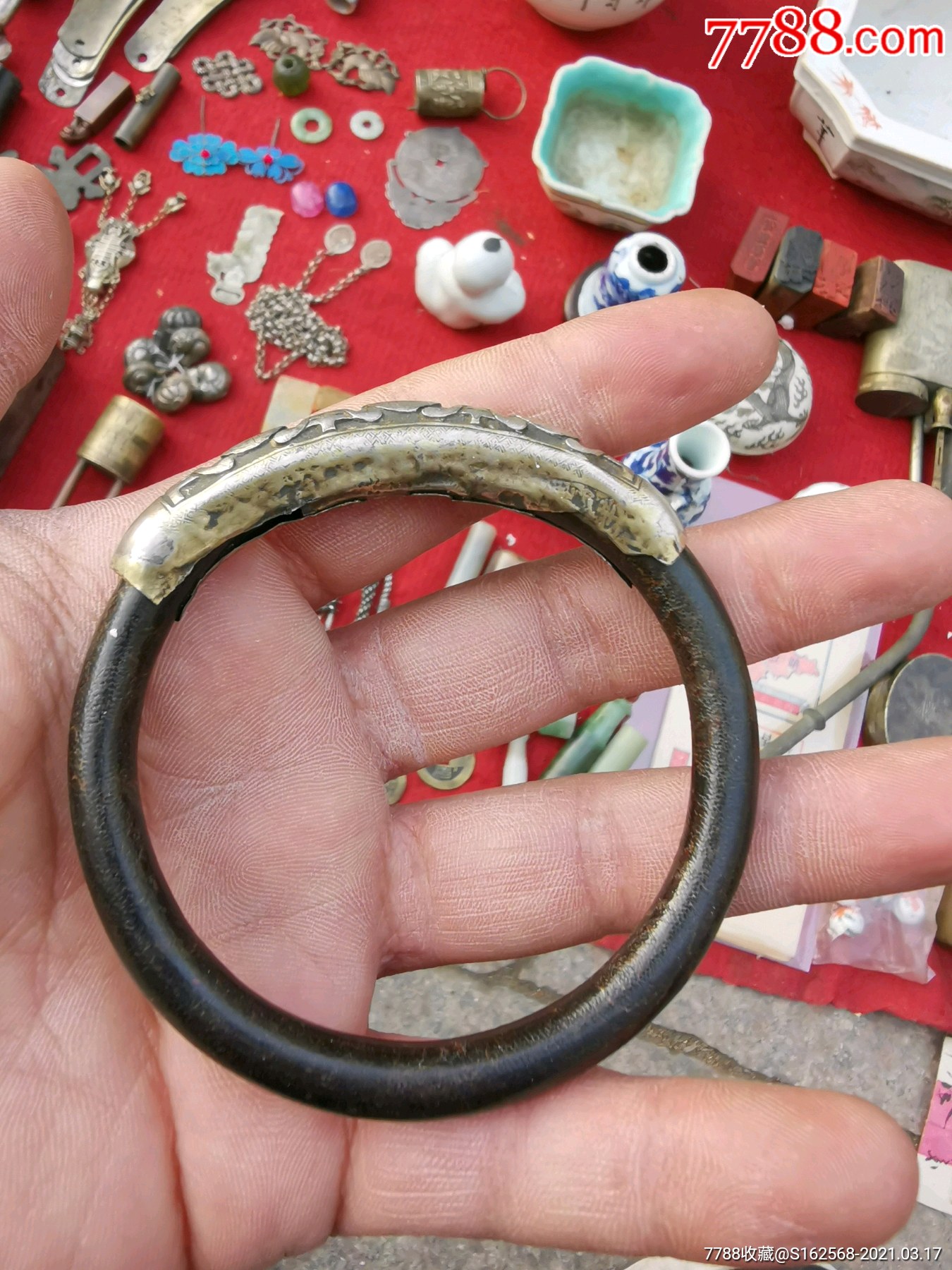 清代海柳手镯