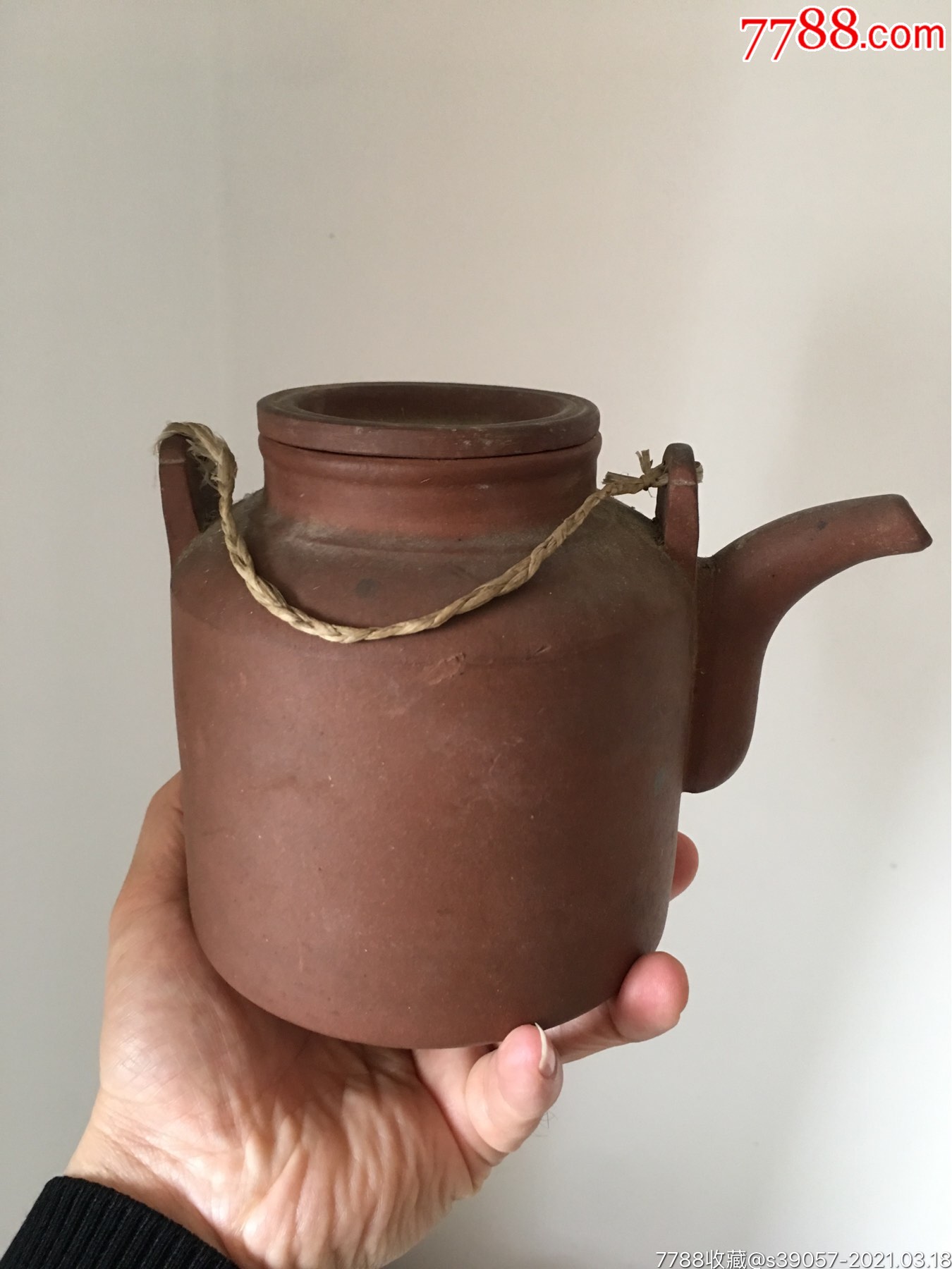 全美品文革(范杏芬)制三号直形壶-紫砂壶-7788债券收藏