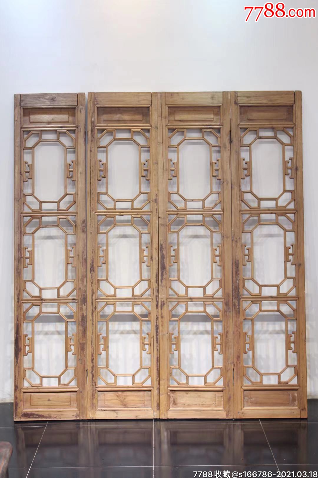 窗此窗做工精致,尺码高大,宽42厘米,高188厘米,花