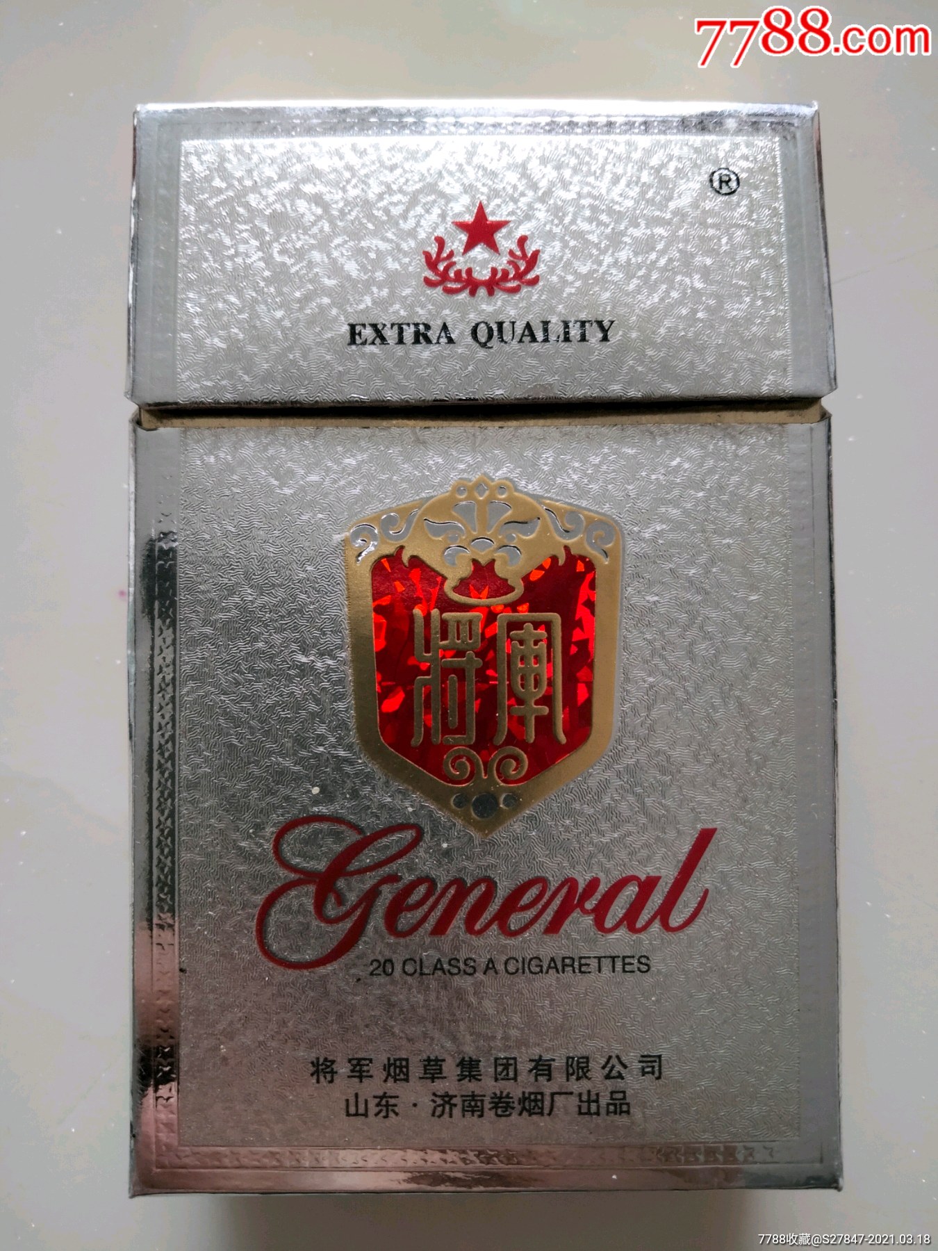 将军-价格:4元-se79177749-烟标/烟盒-零售-7788收藏__收藏热线