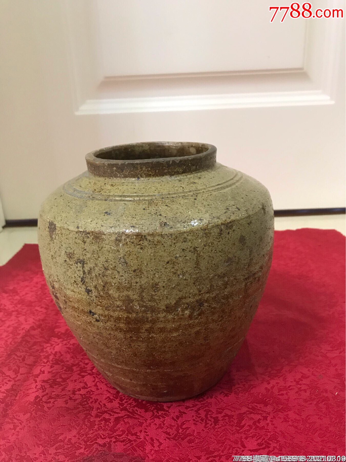 清代黄釉老罐_黄釉瓷_第1张_7788瓷器