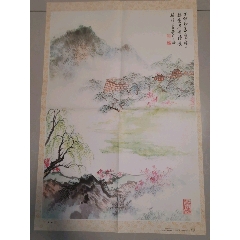 塞下曲人物风景画沈枬画