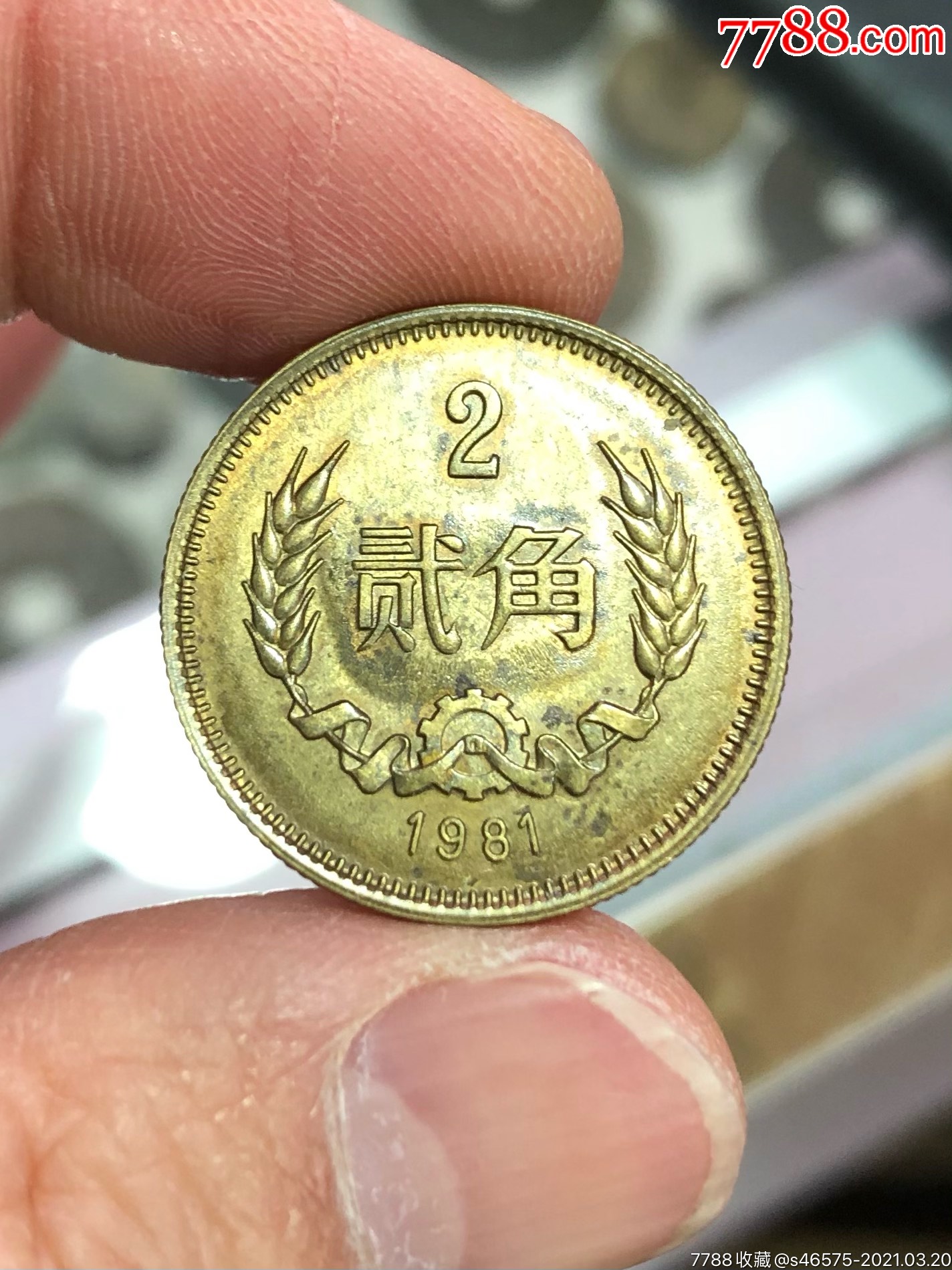 81年2角硬币(不议价不包邮)