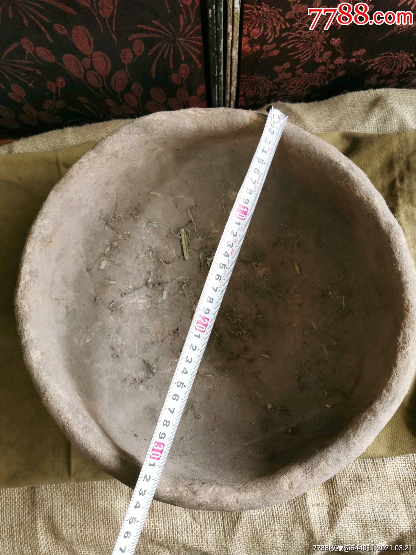 红军时期泥盆老物件红色收藏