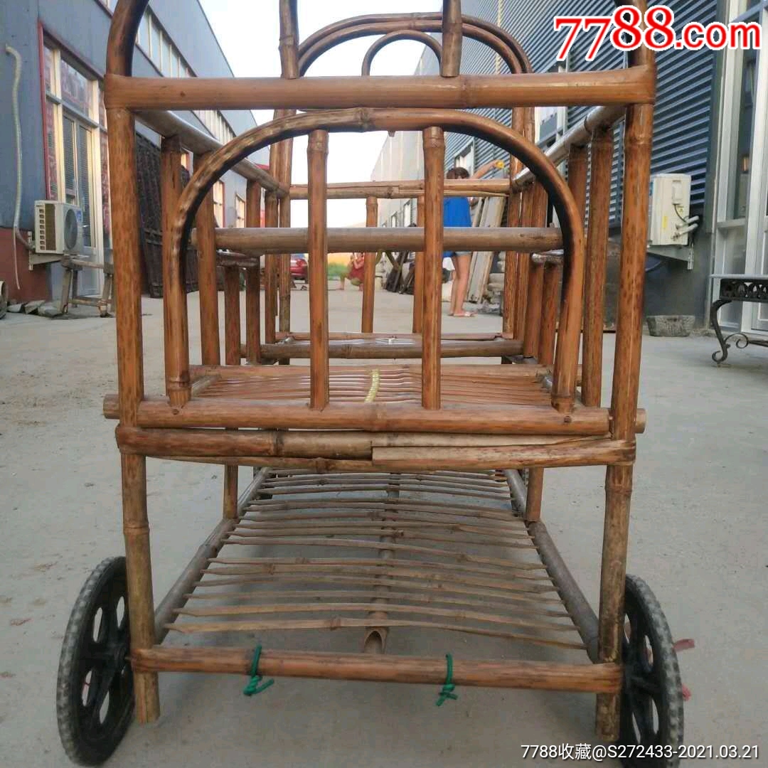 斑竹純手工製作兒童車,保存完整,現在非常少見,全品無殘,品相尺寸如圖