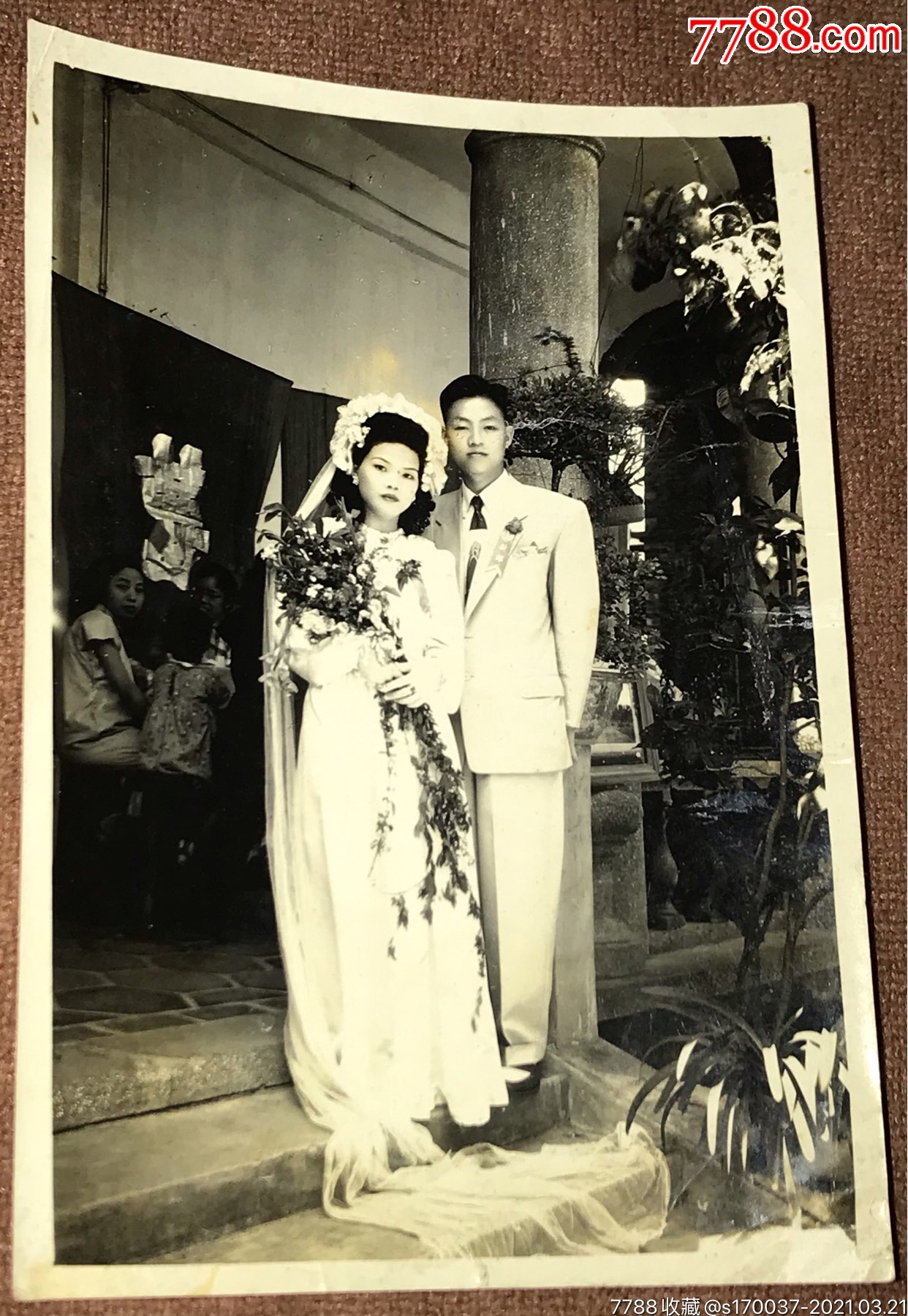 民國結婚照-老照片-7788老照片