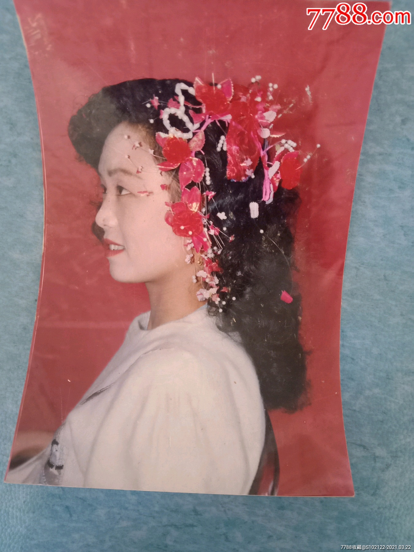 90年代新娘发型老照片图片
