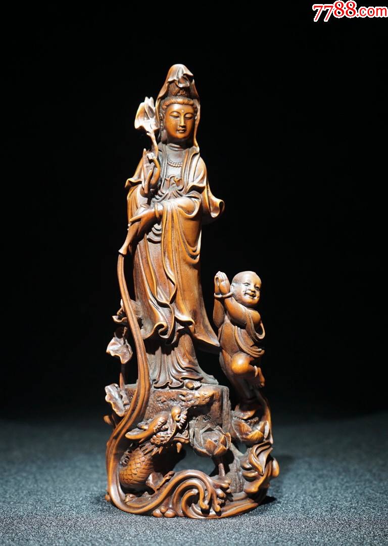 黄杨木送子观音