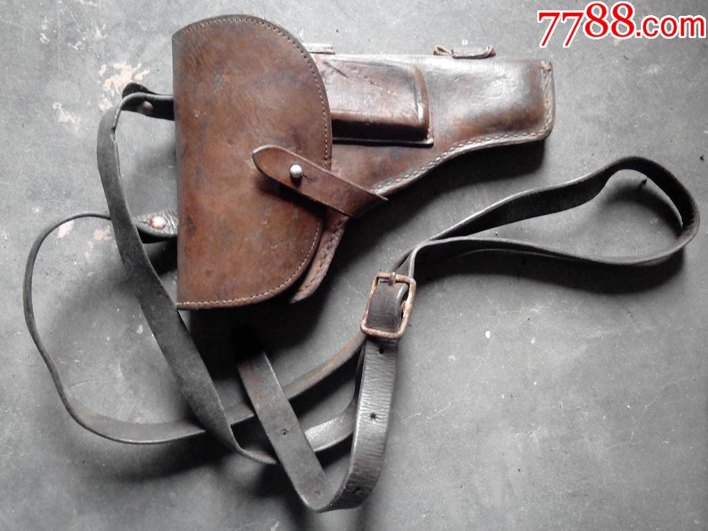 红军老牛皮皮枪套真皮