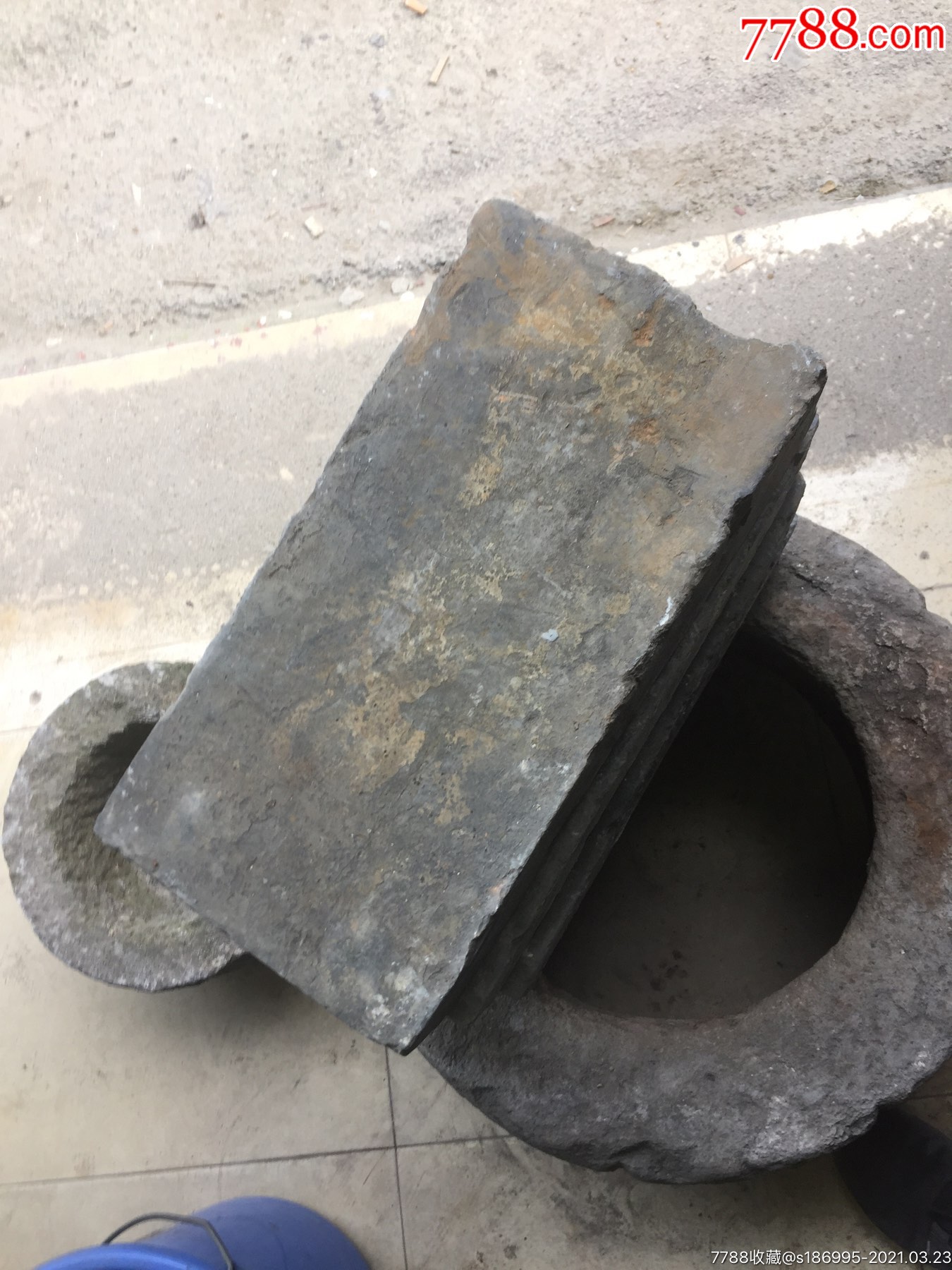 明清青砖共8块可磨砚金砖京砖