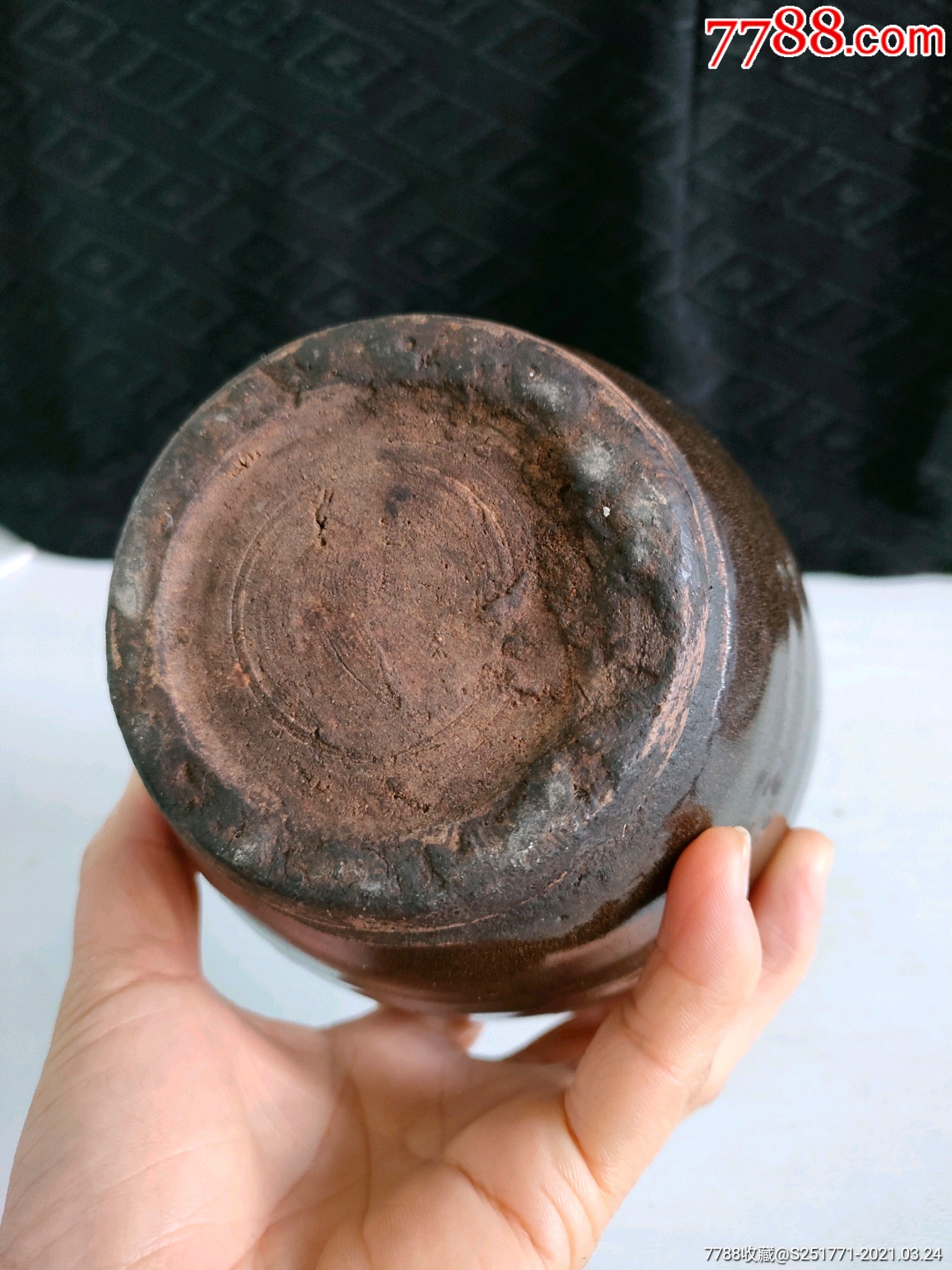 包老,明代茶叶末釉玉壶春