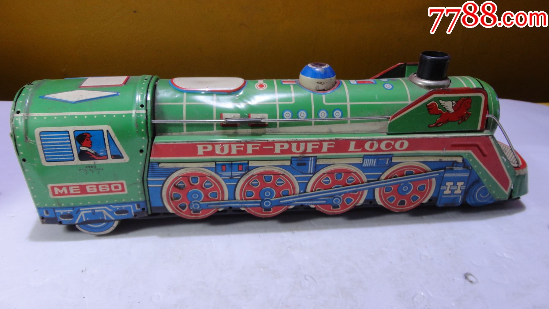 890年代儿童玩具铁皮火车