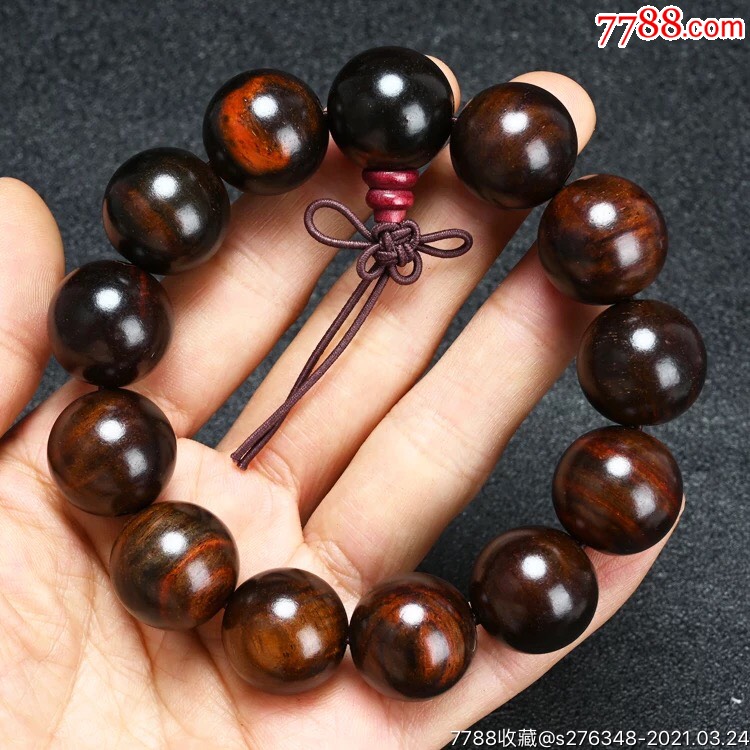 红酸枝木手串20mm-价格:108元-se79114736-酸枝木手串-零售-7788收藏__收藏热线