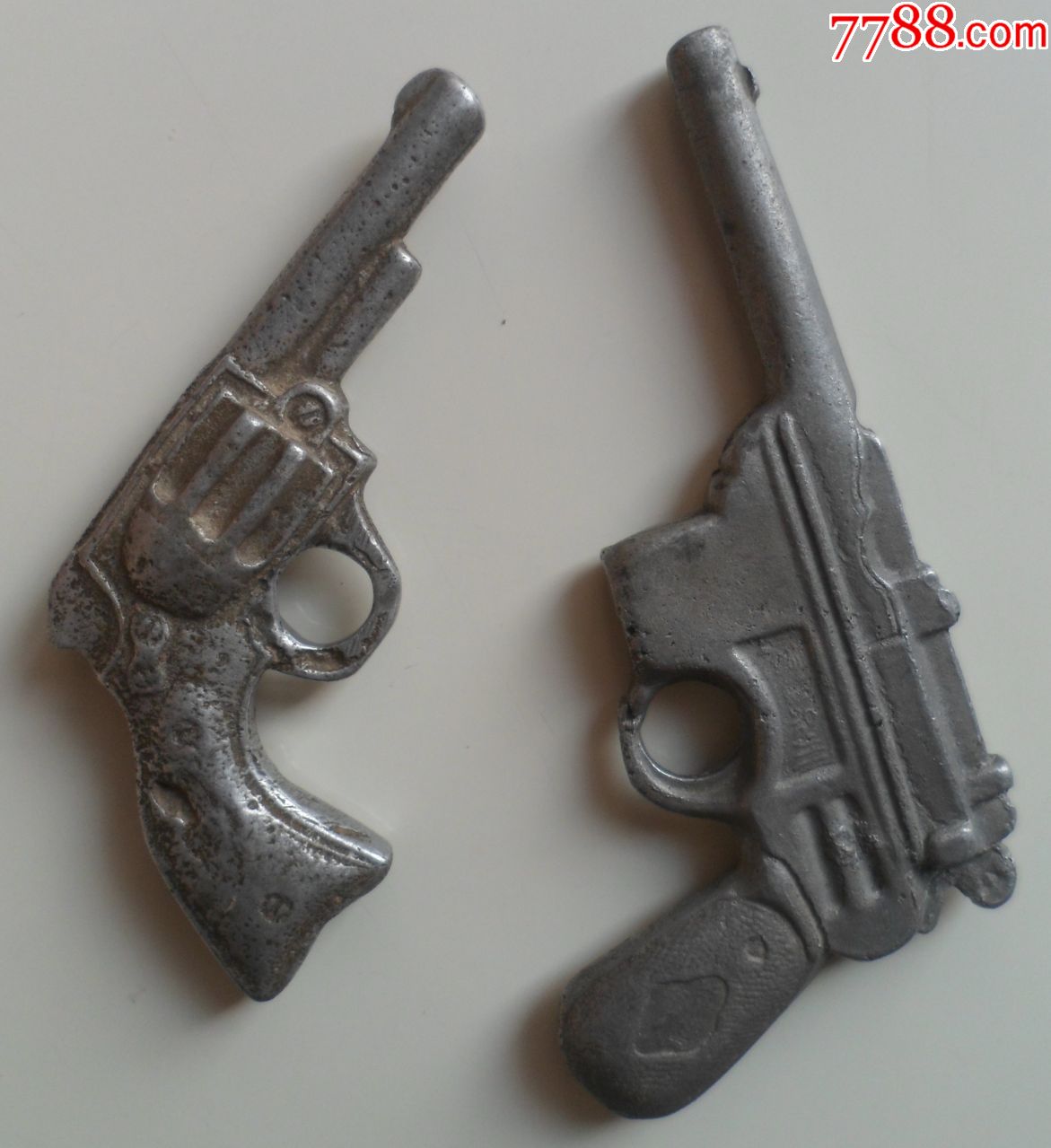 铝制玩具枪一对