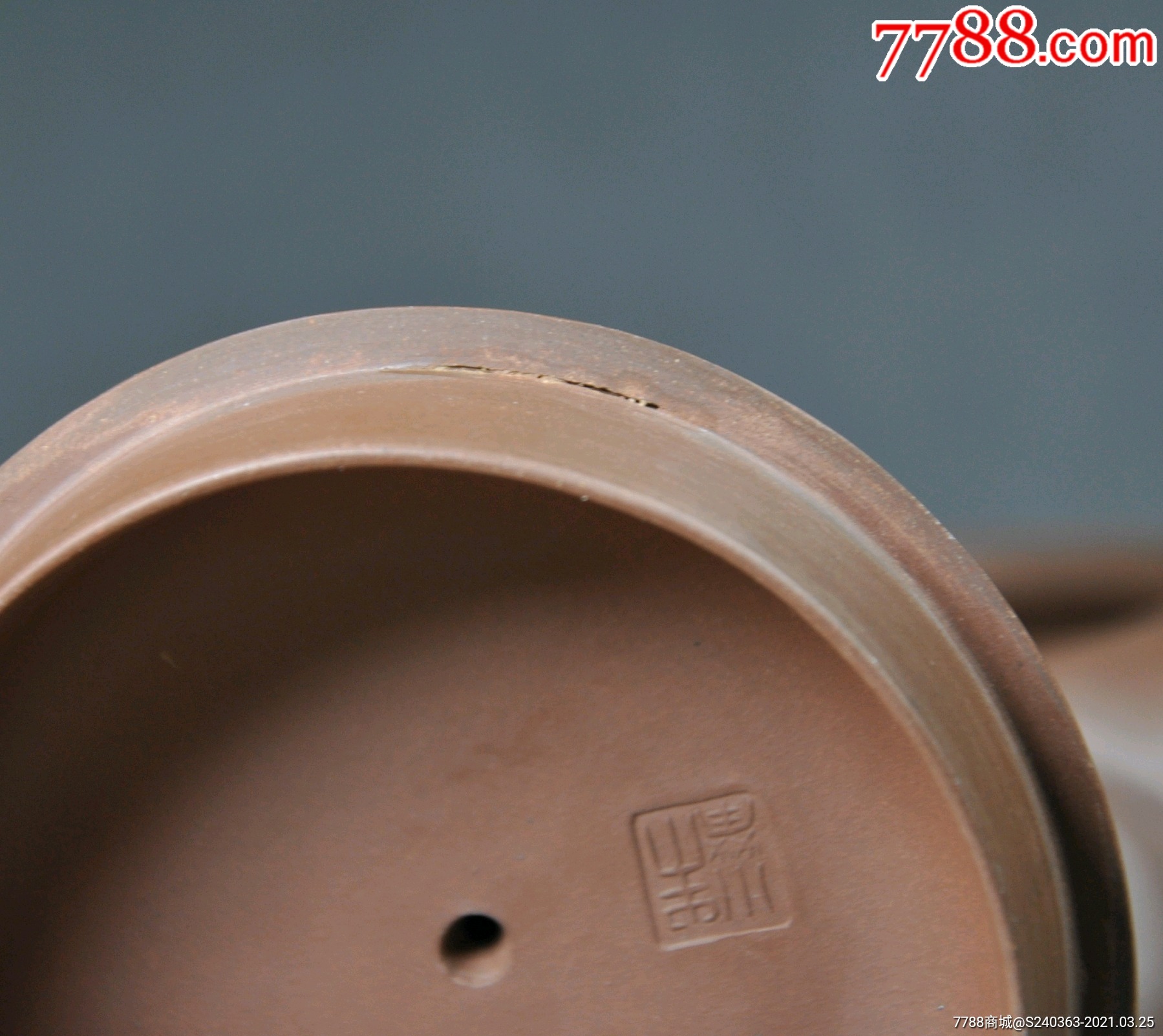 90年代朱小华制如意石瓢壶_紫砂壶_第9张_7788陶器收藏